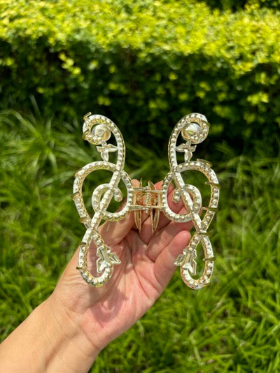 diamond note hair claw