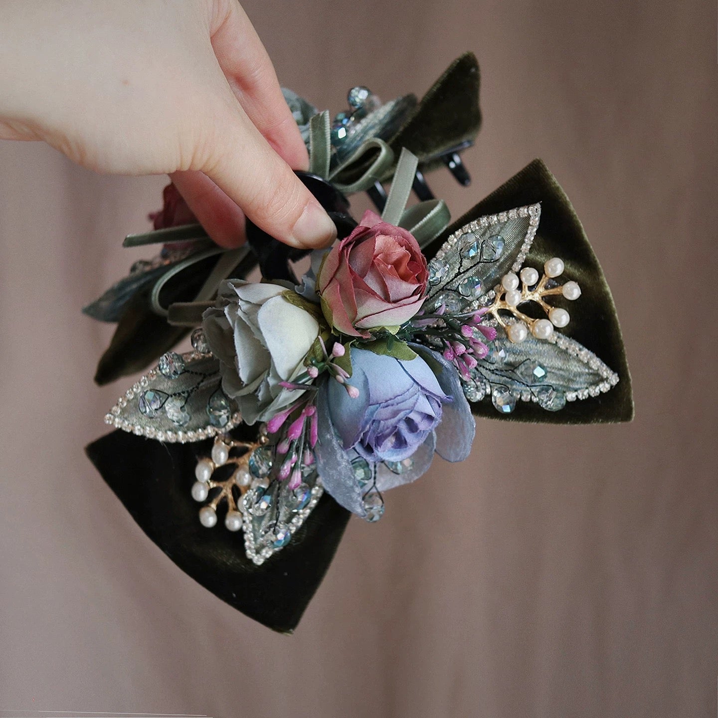 Forest Flower Dream hair claw