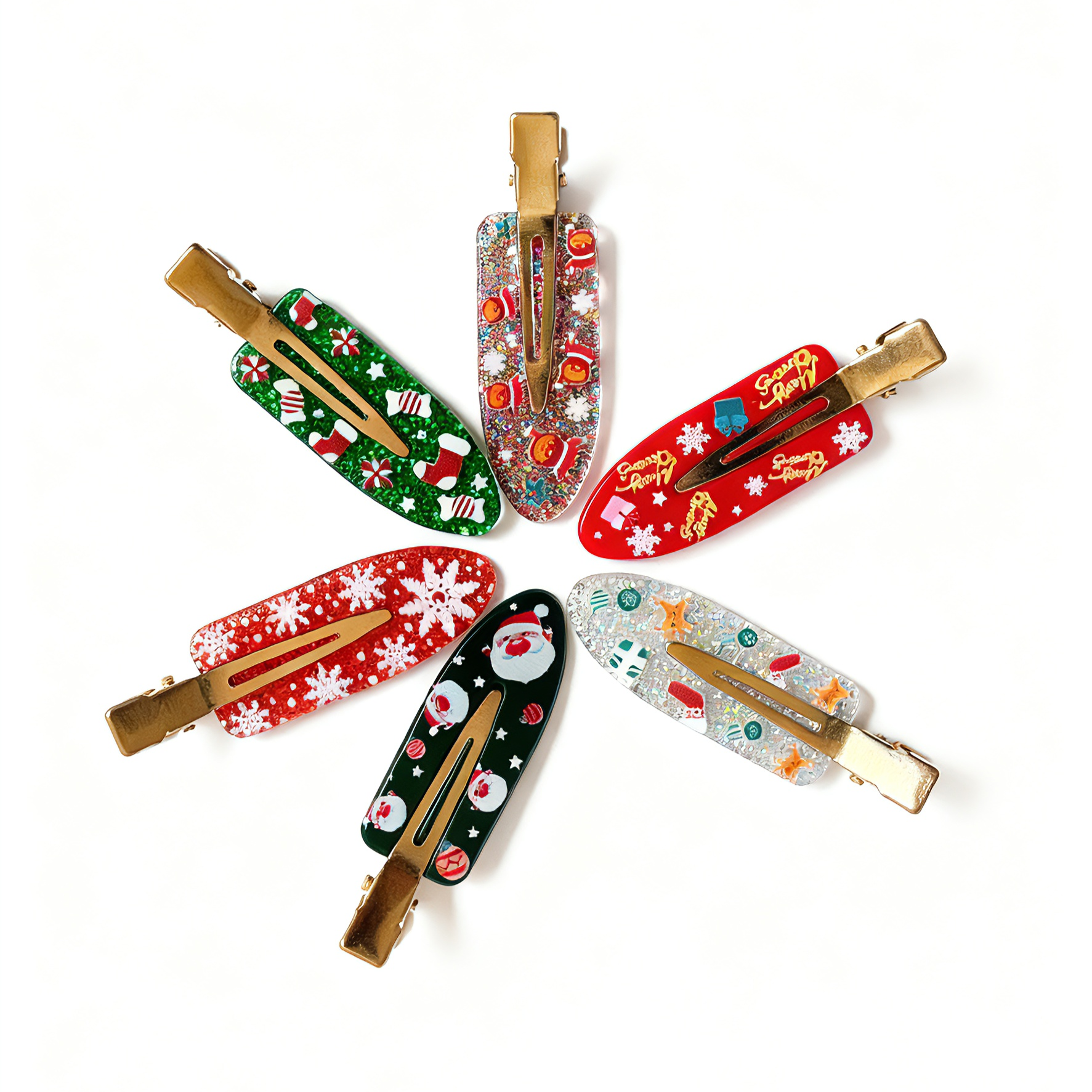 Christmas clips set(6pcs)