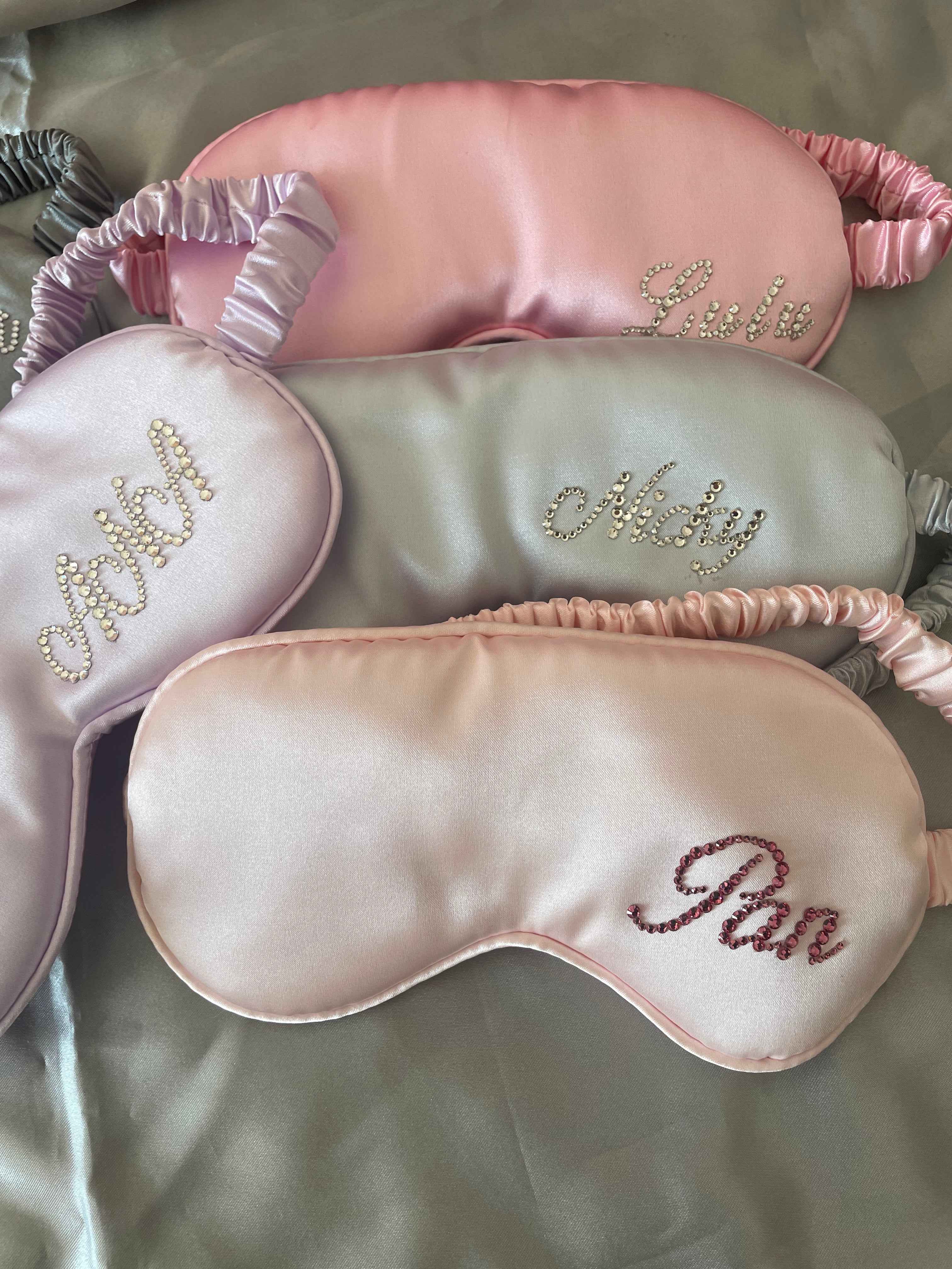 SILK EYE MASK NAMEPLATE CUSTOMIZED