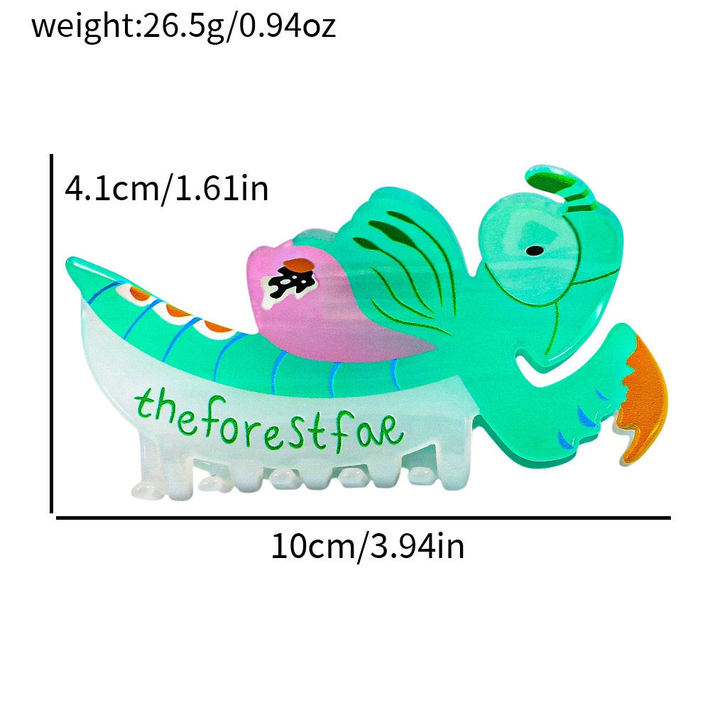 Green Mantis hair claw