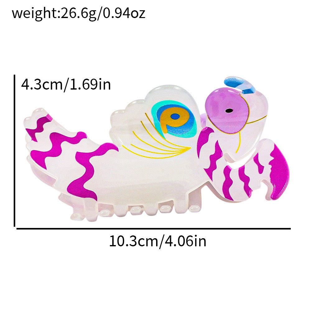 Pink Mantis hair claw