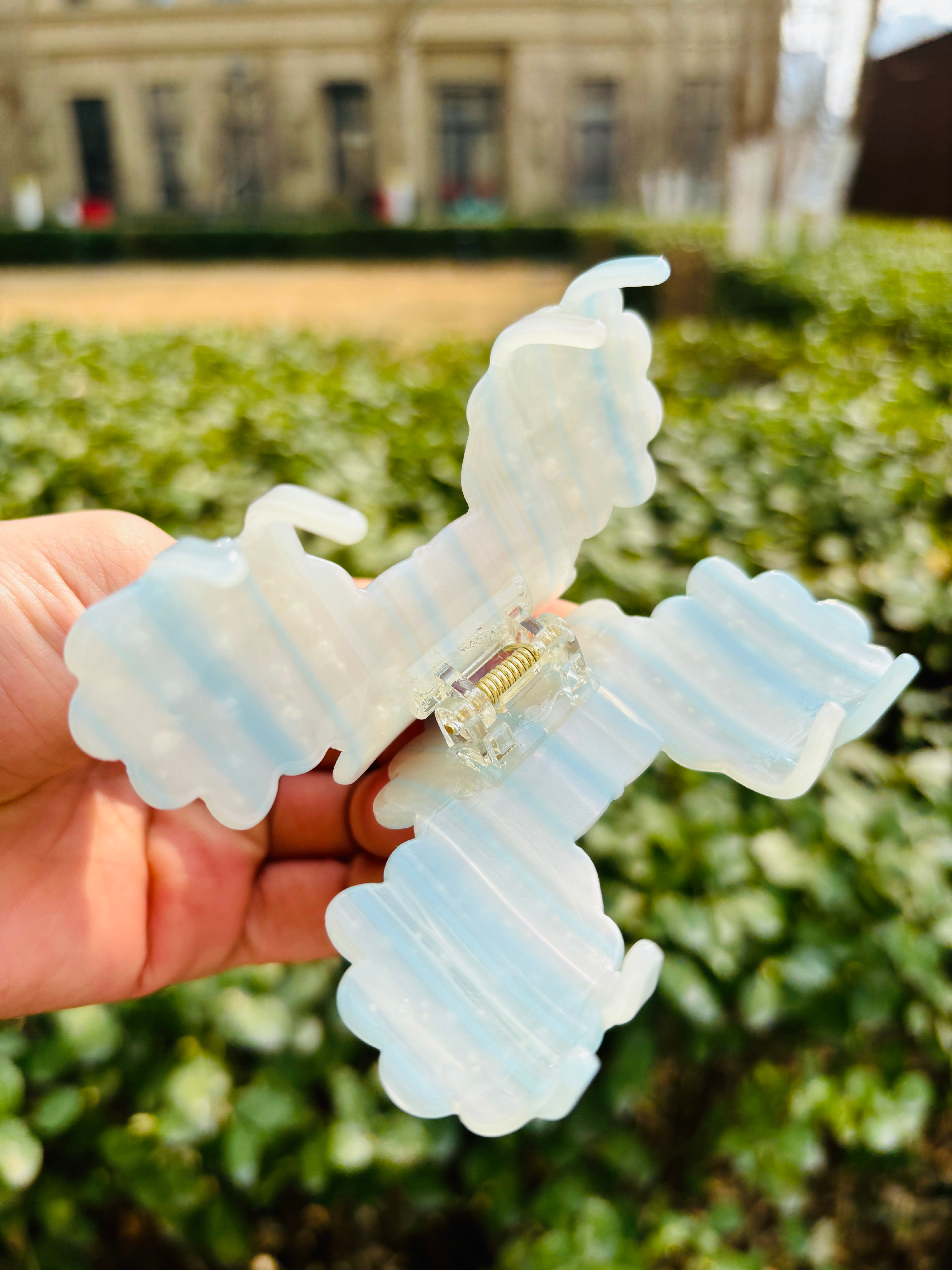 Pearl shell claw within Blue