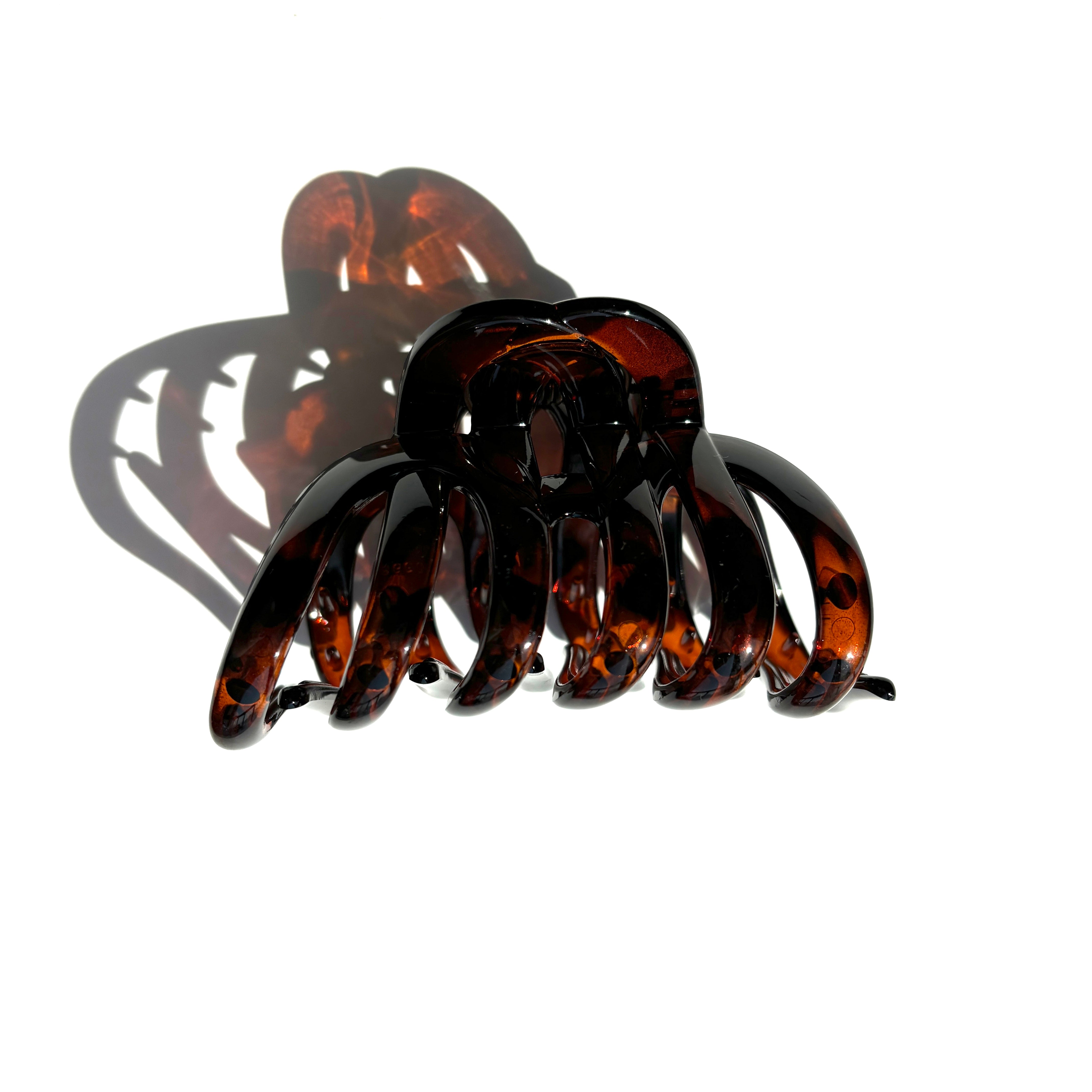 Big Dark Brown Hair Claw