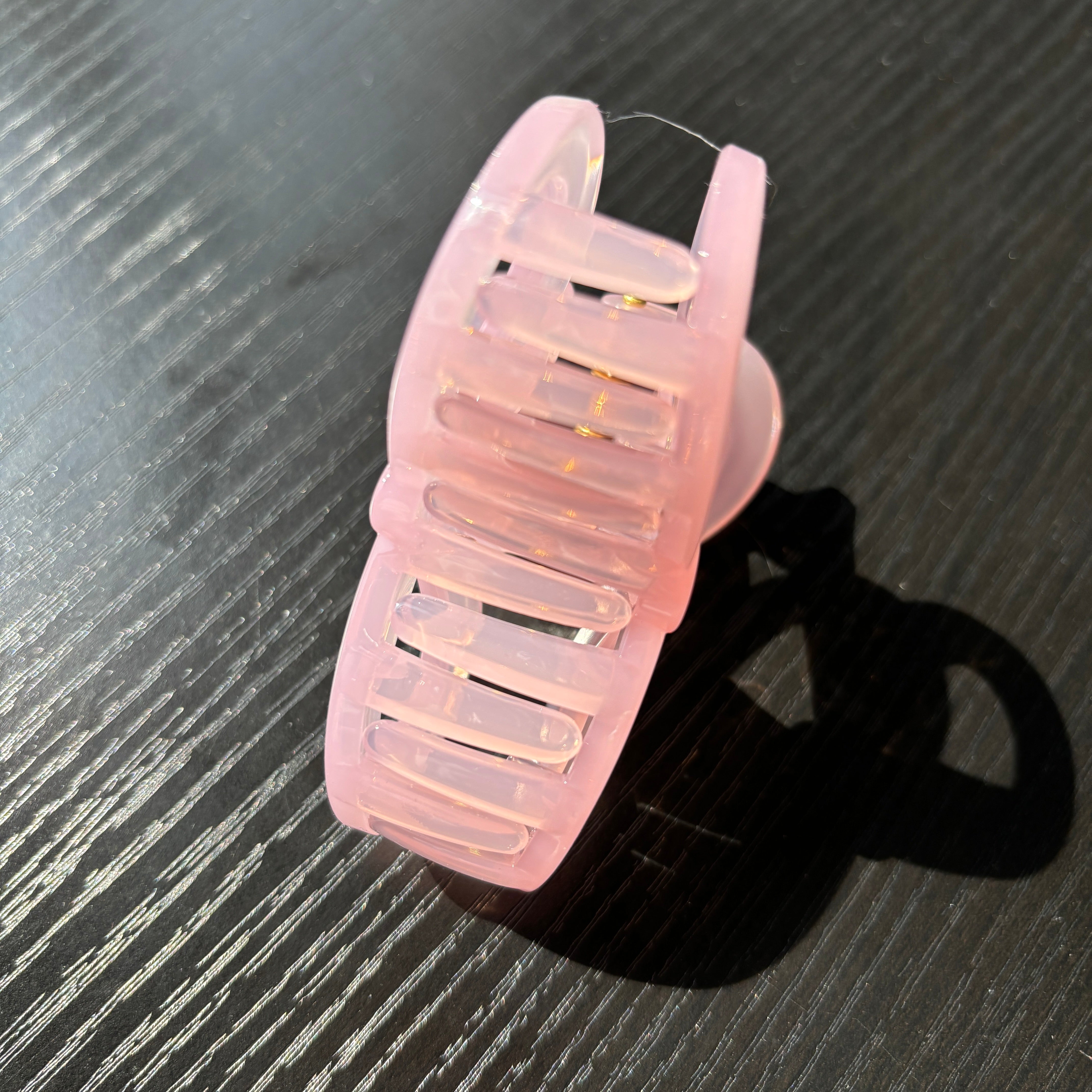 Bow Tie Hair Claw within Pink