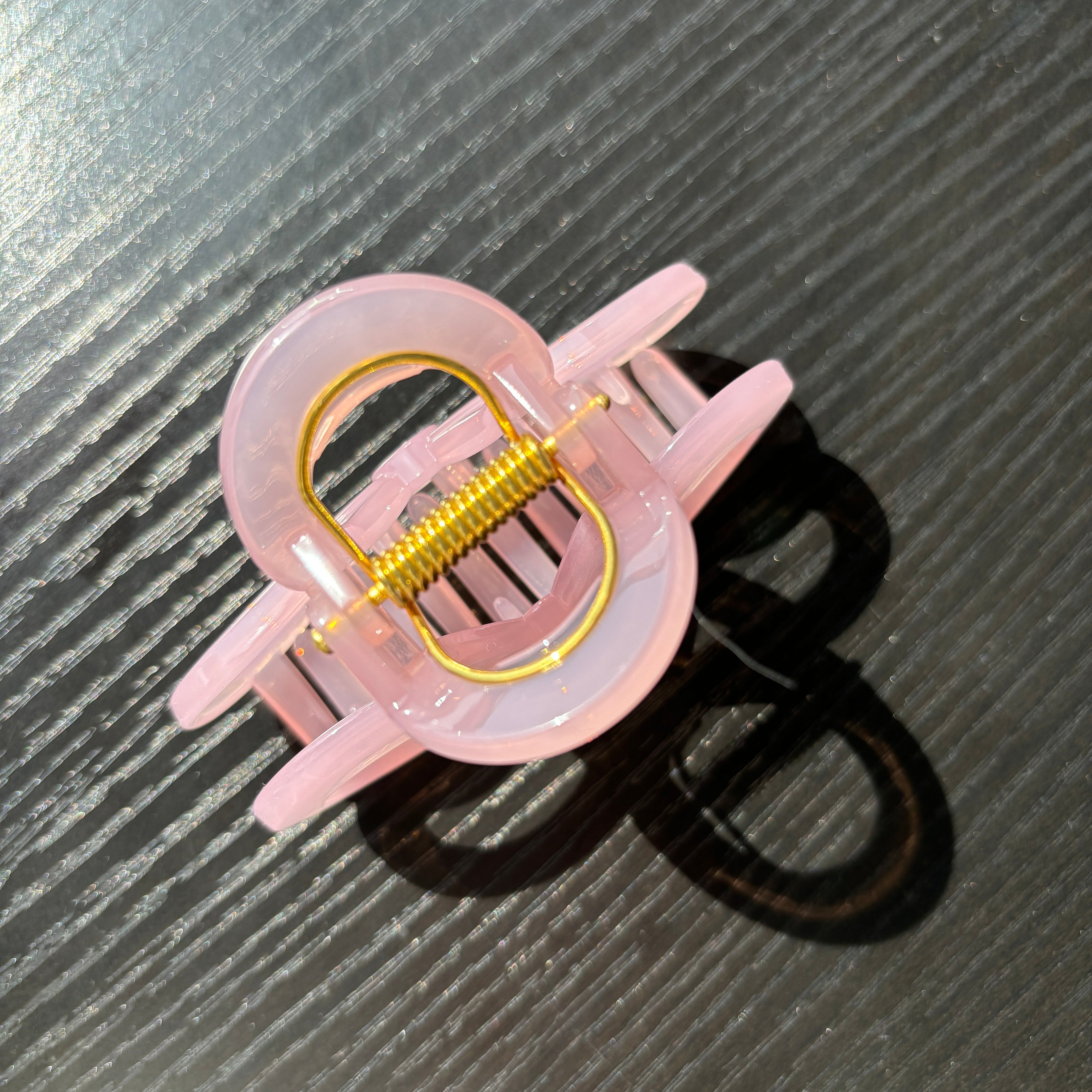 Bow Tie Hair Claw within Pink