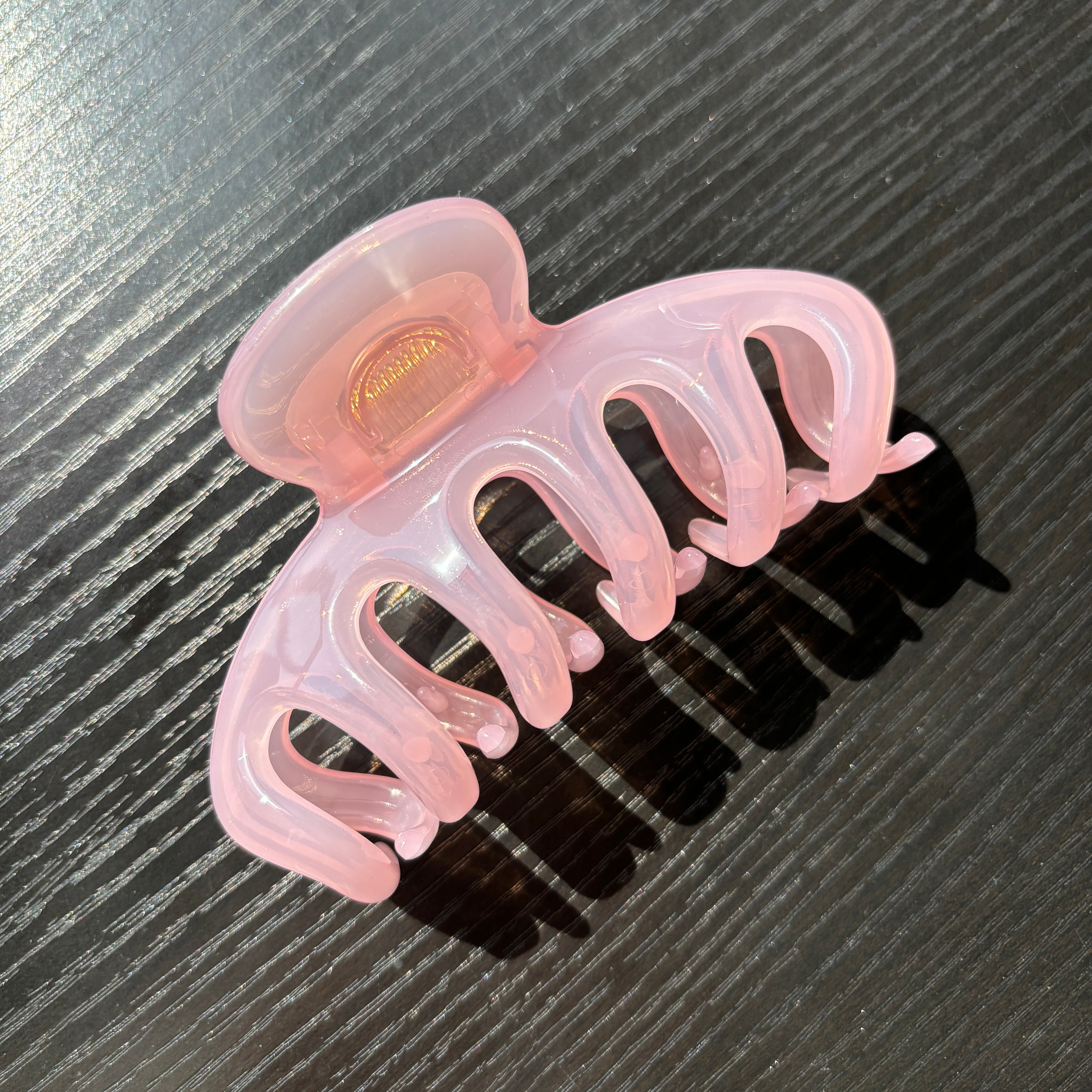 Big pink Octopus Hair Claw