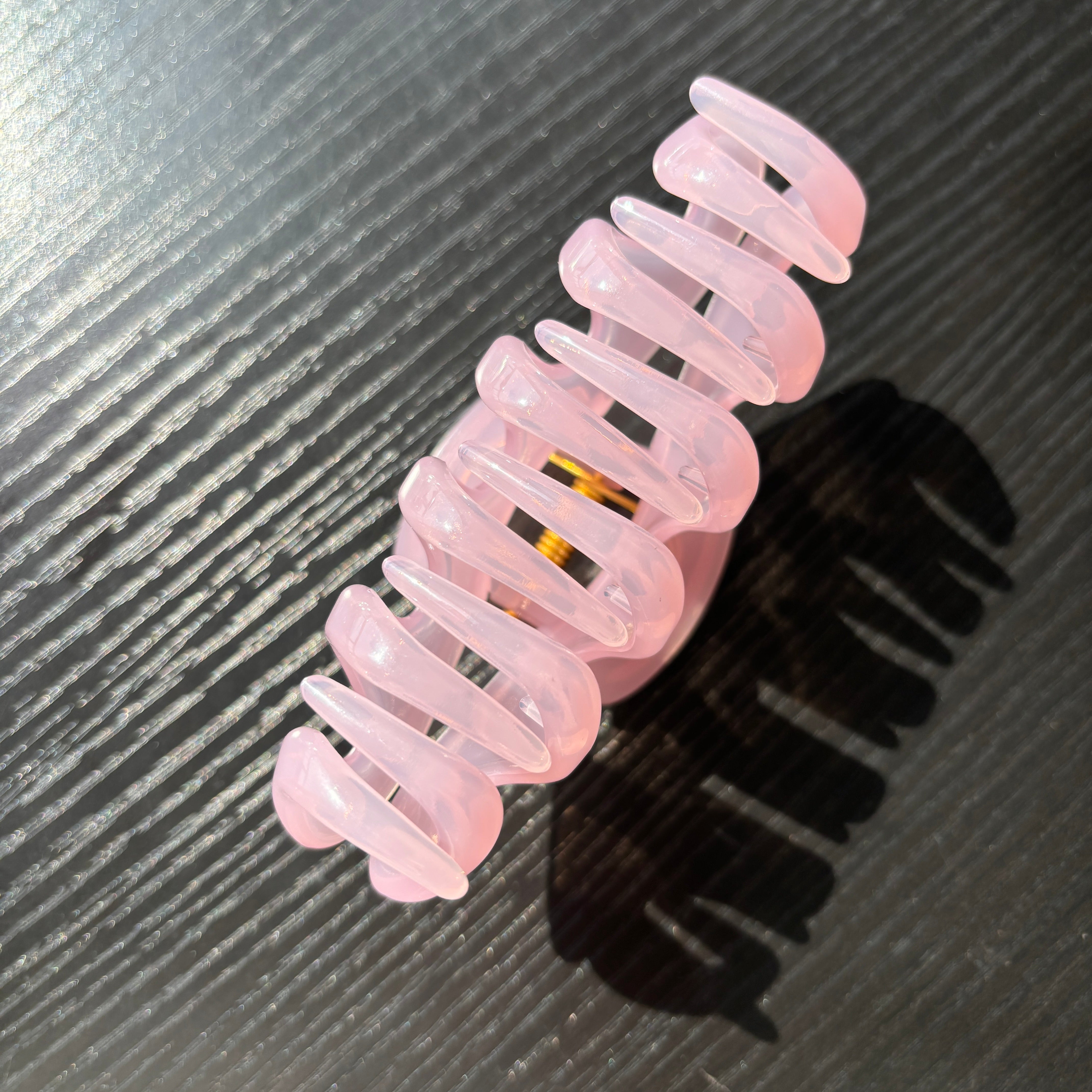 Big pink Octopus Hair Claw