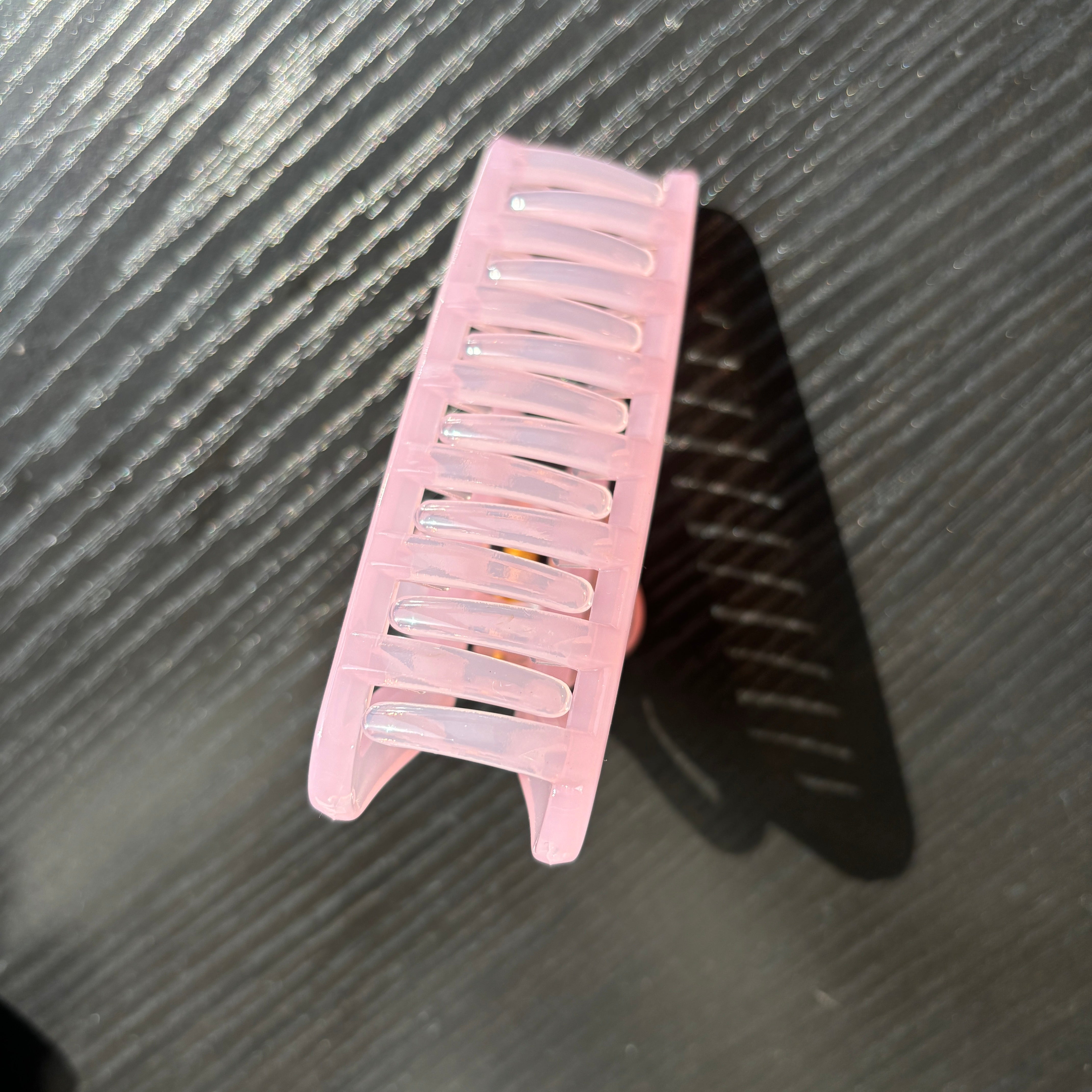 Triangle Hair Claw within Pink