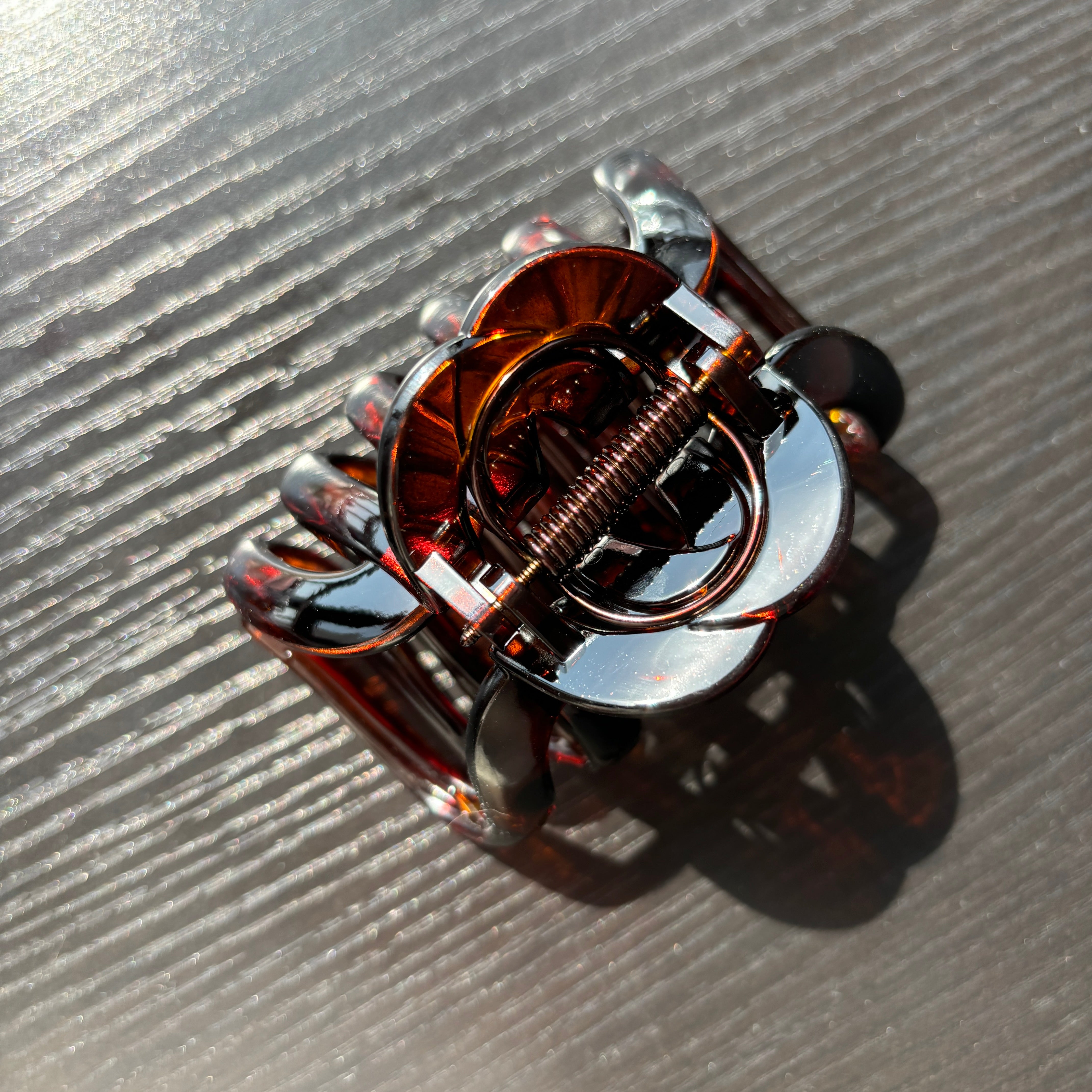 Big Dark Brown Hair Claw