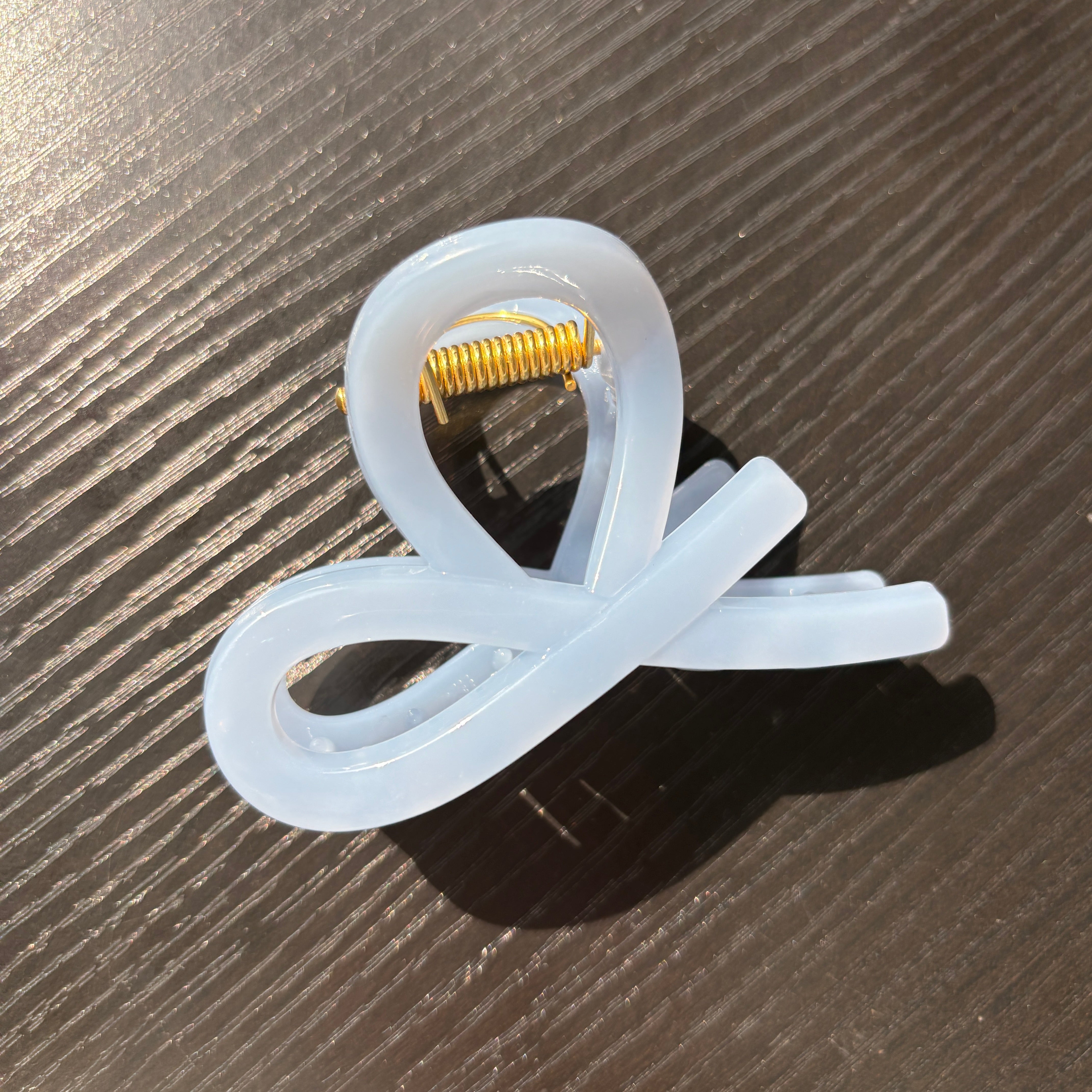 Bow Tie Hair Claw within Sky