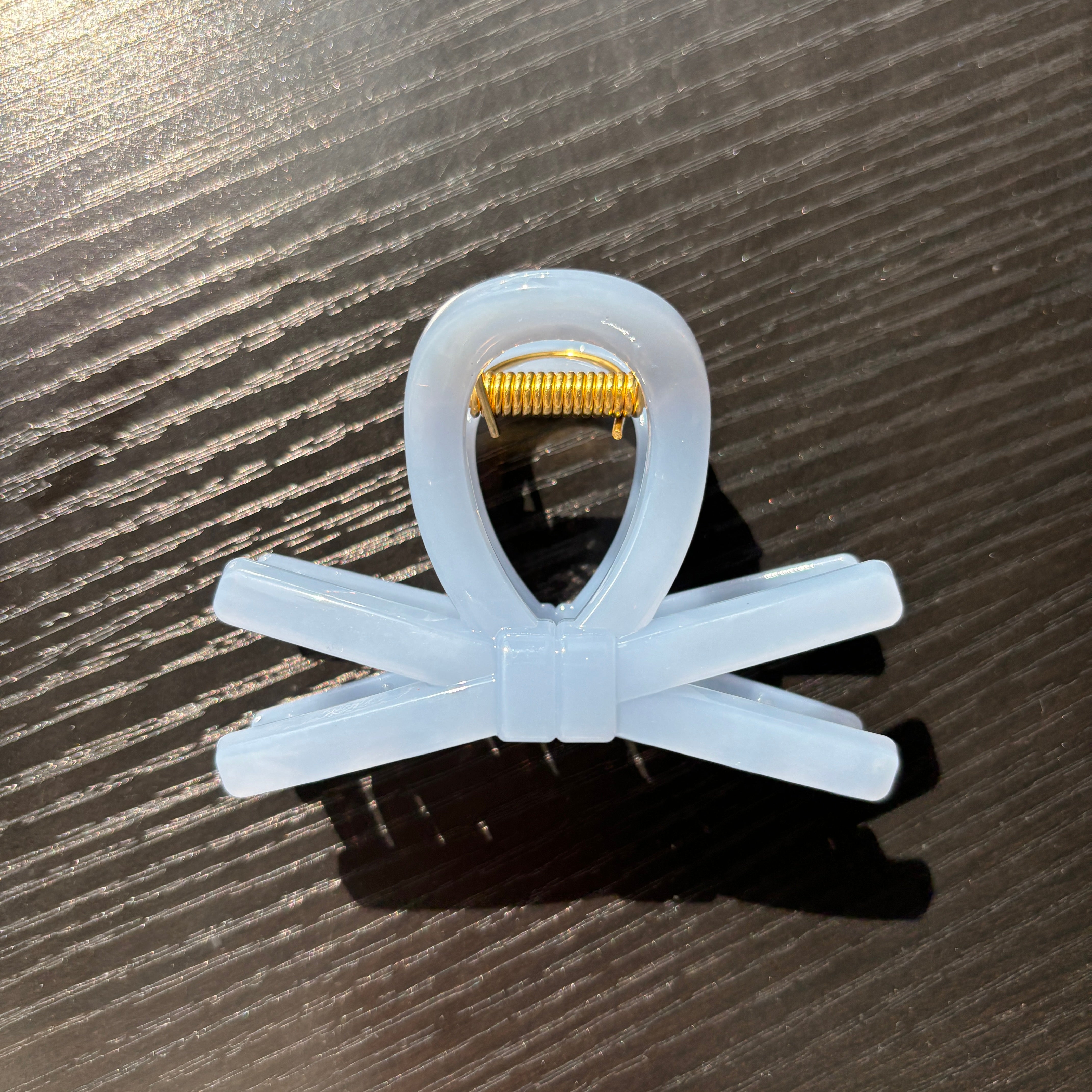 Neat Bow Tie Hair Claw within Sky