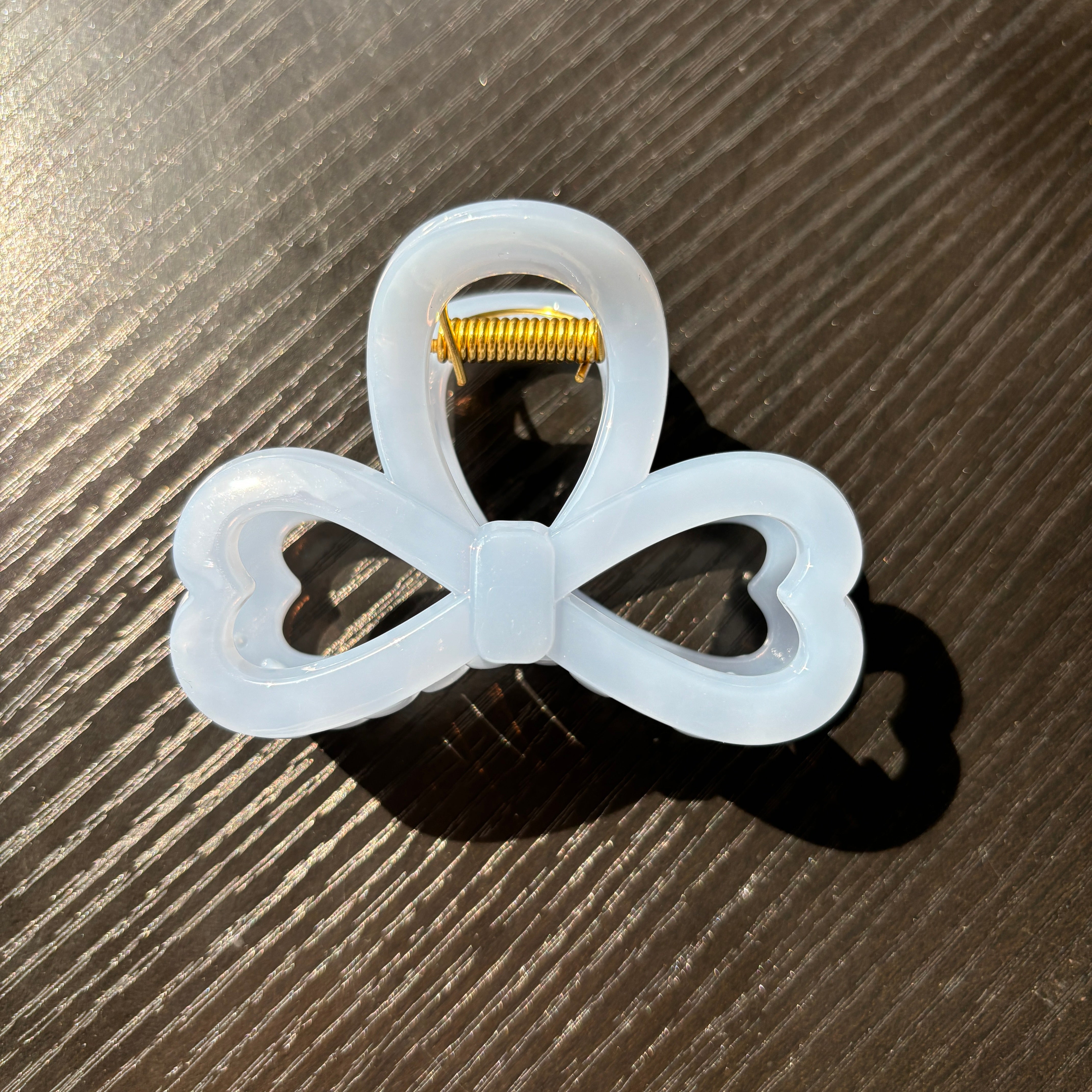 Bow Tie Hair Claw within Blue