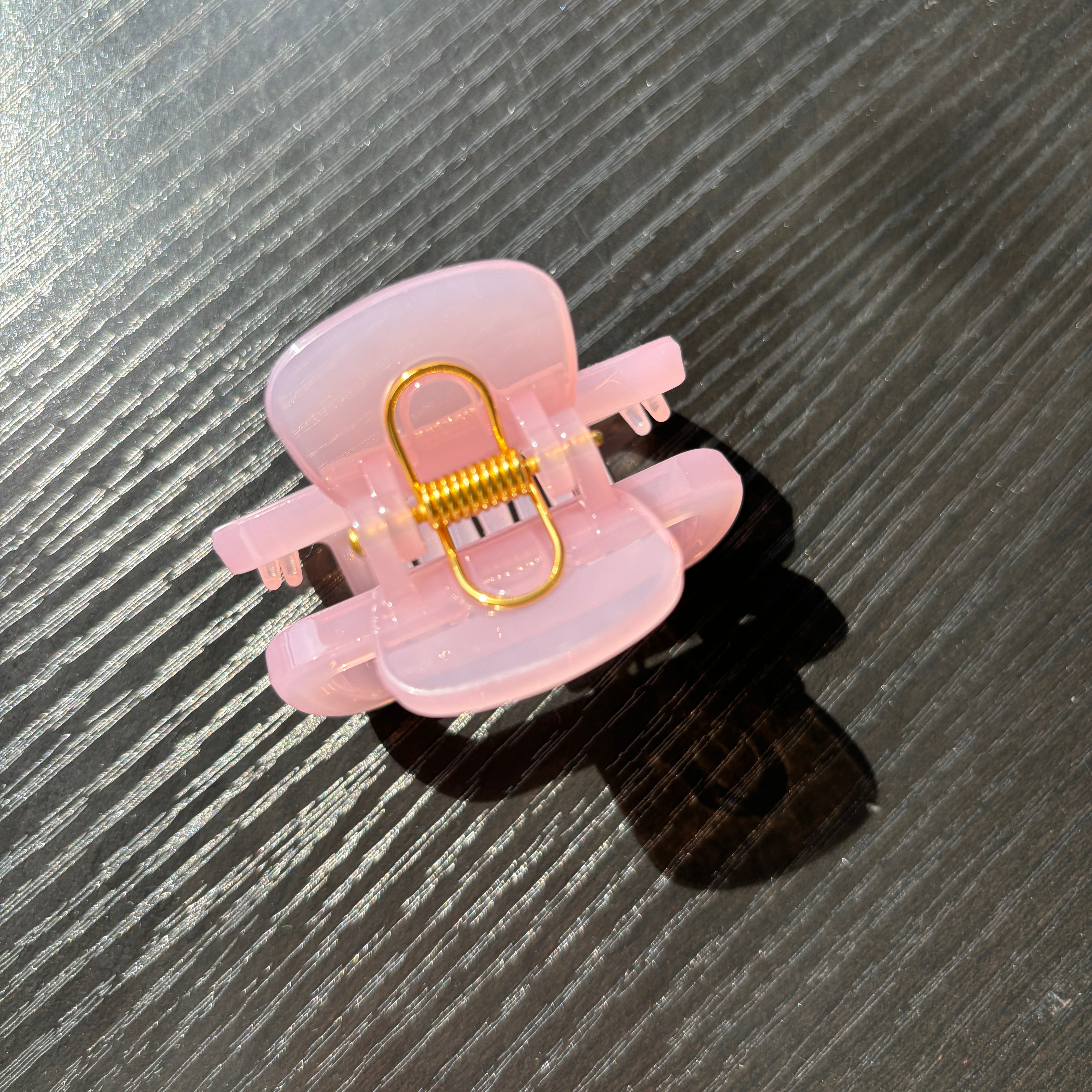 Pectangle Hair Claw within Pink