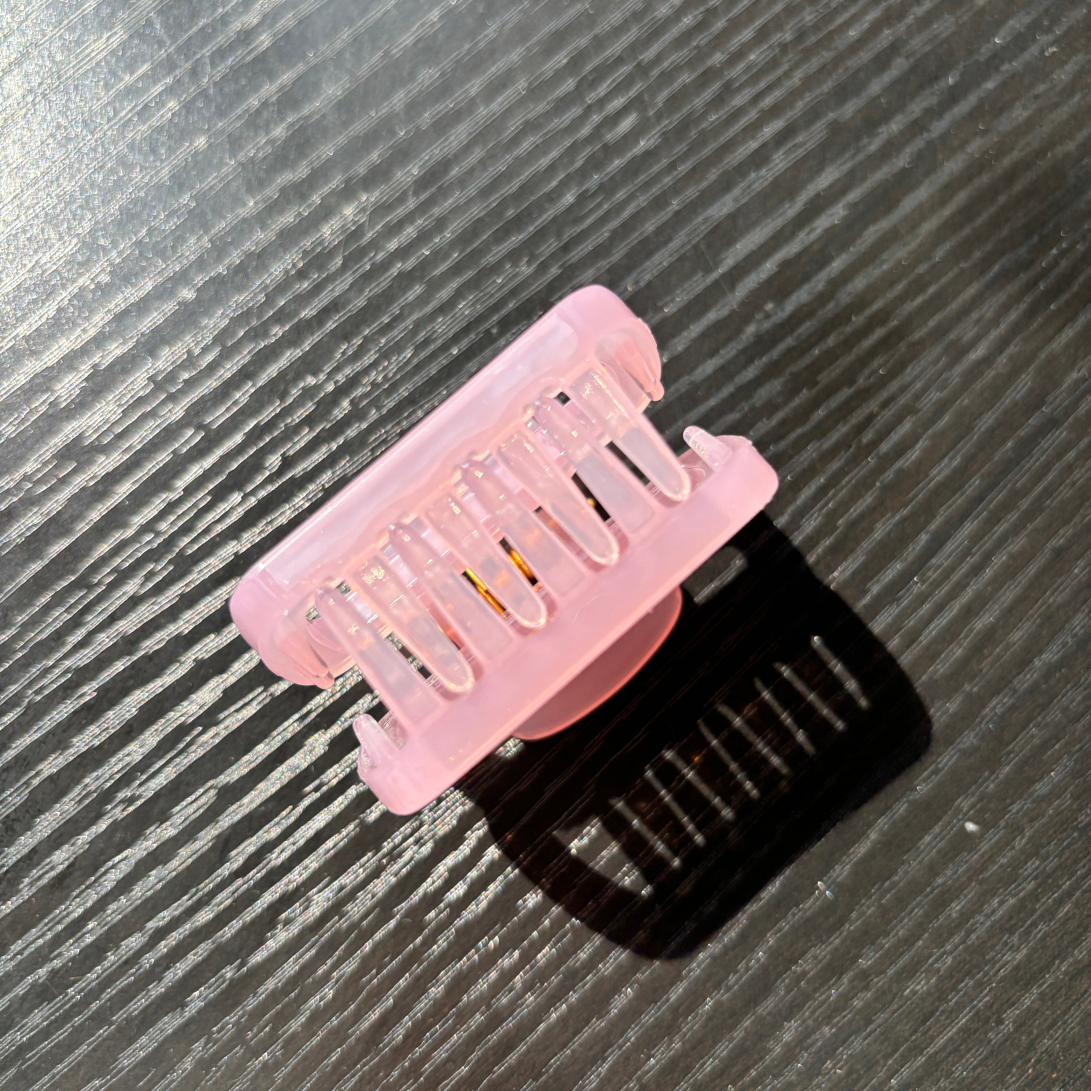 Pectangle Hair Claw within Pink