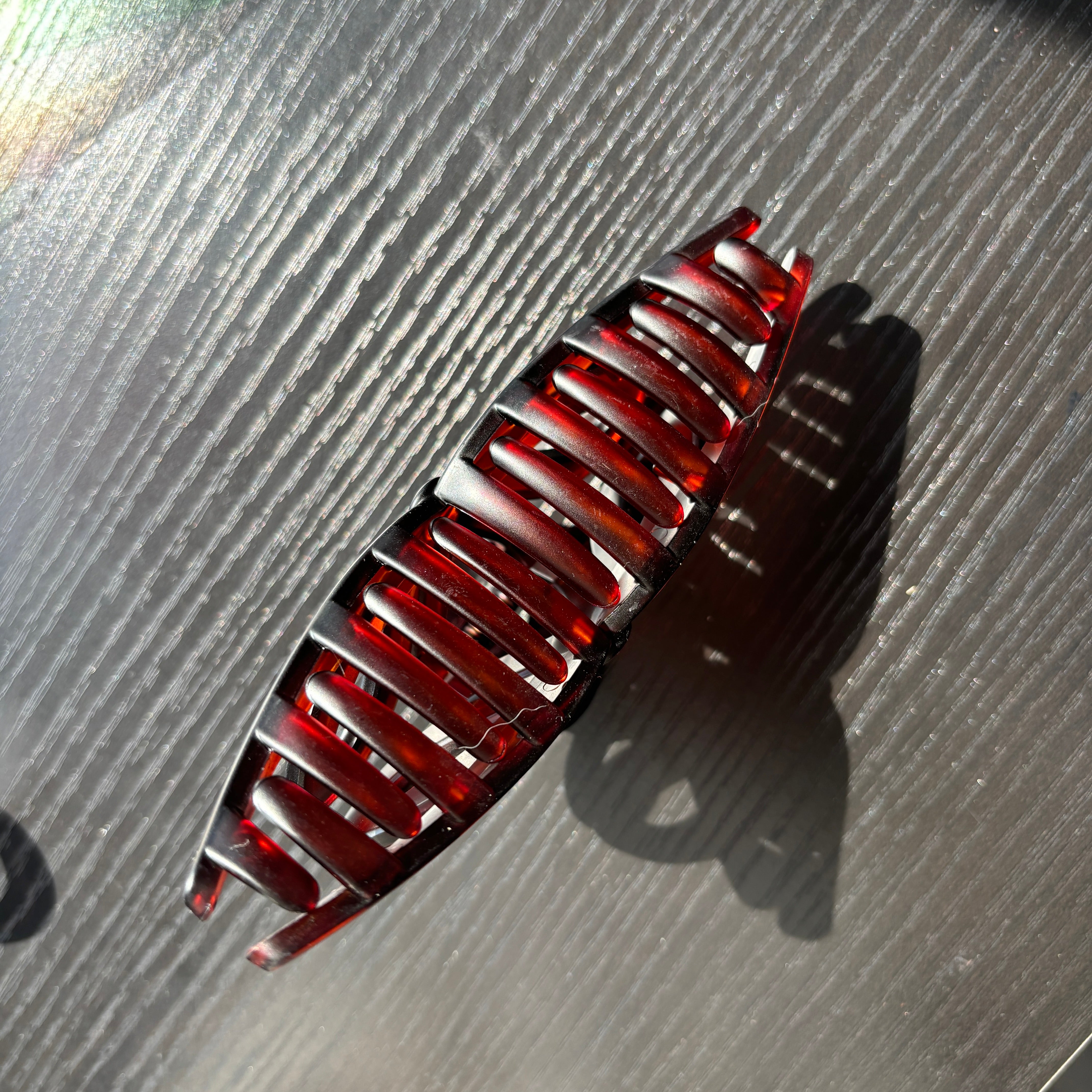 Big Bow Tie Hair Claw within Brown