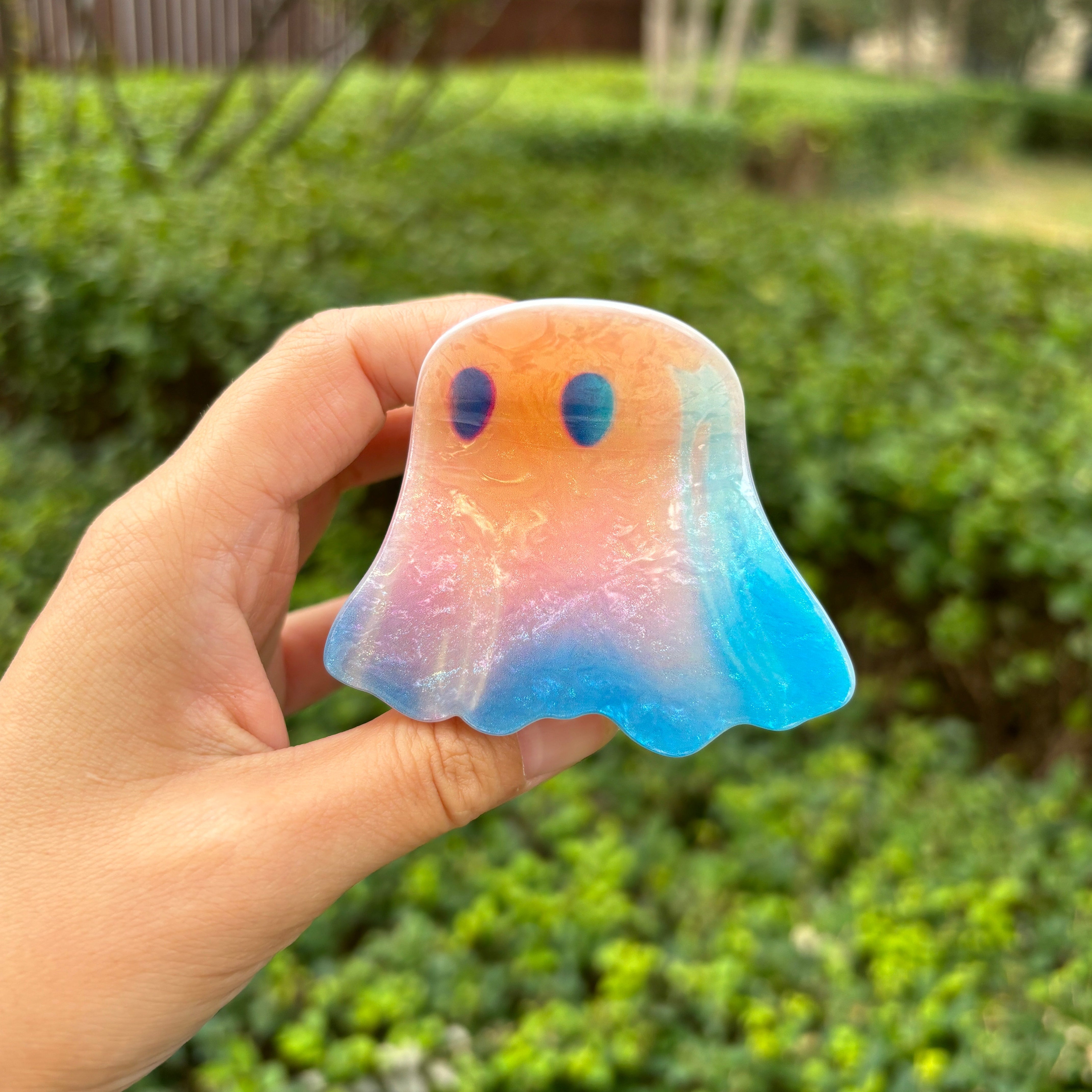 Sea salt ghost hair claw