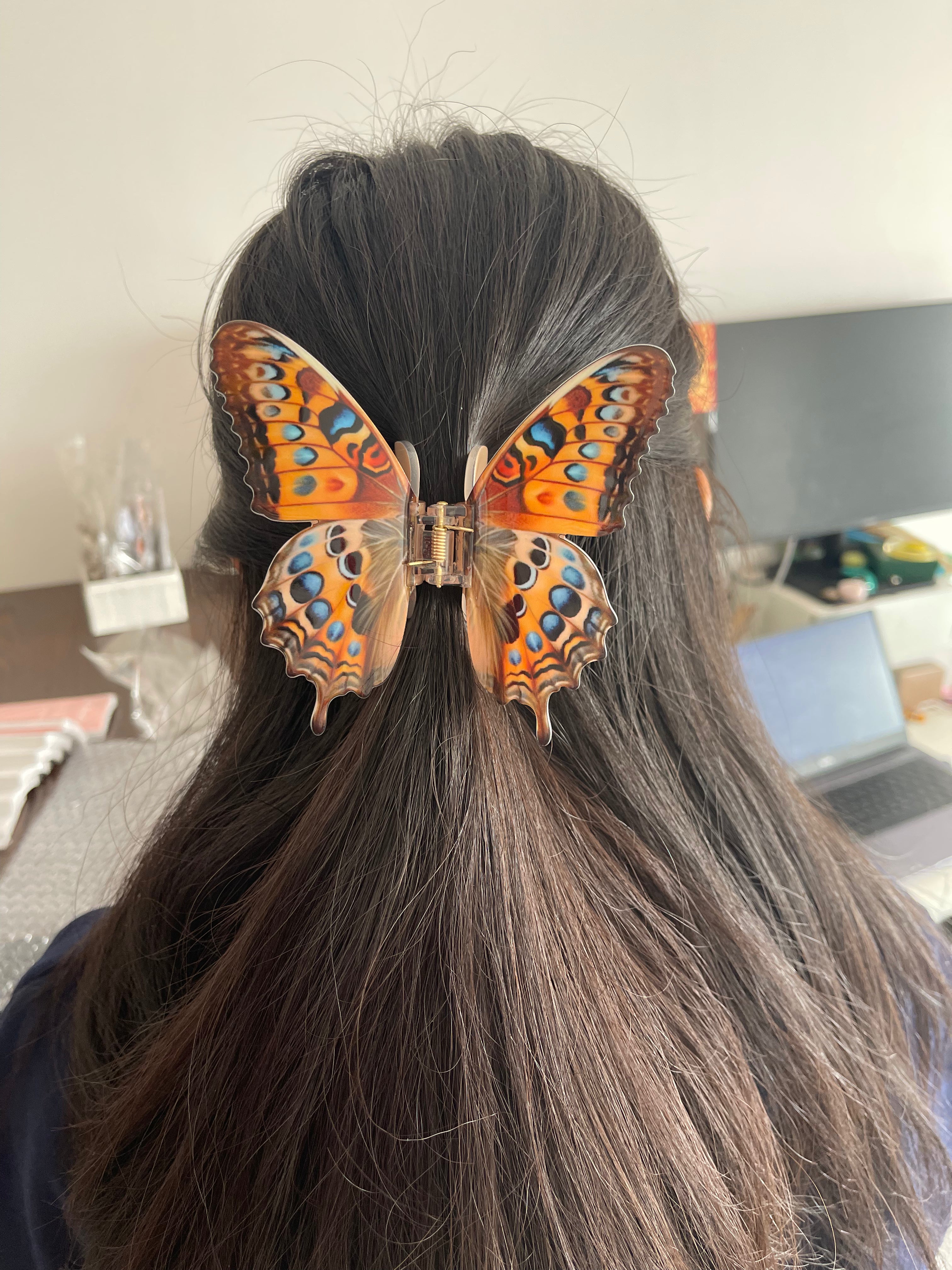 Queen Butterfly hair claw