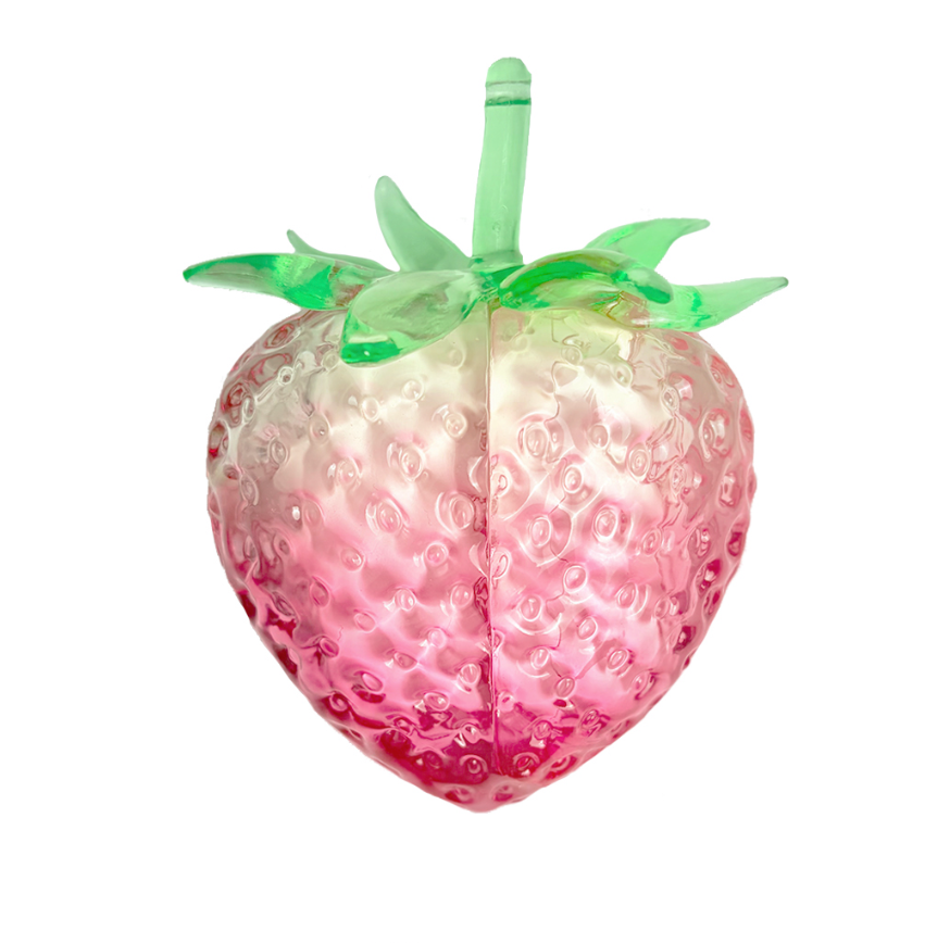 3D Sparkly Strawberry Airpods earphone