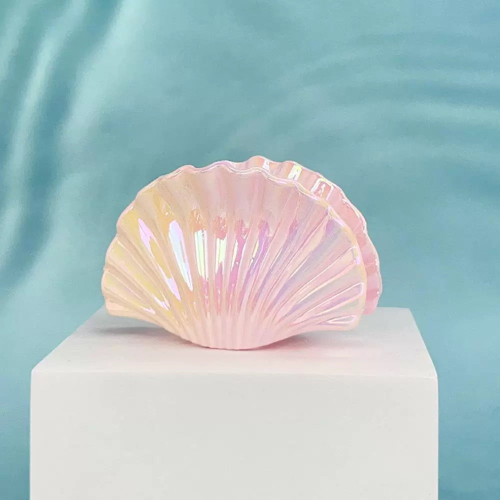 Sea shell hair claw-pink