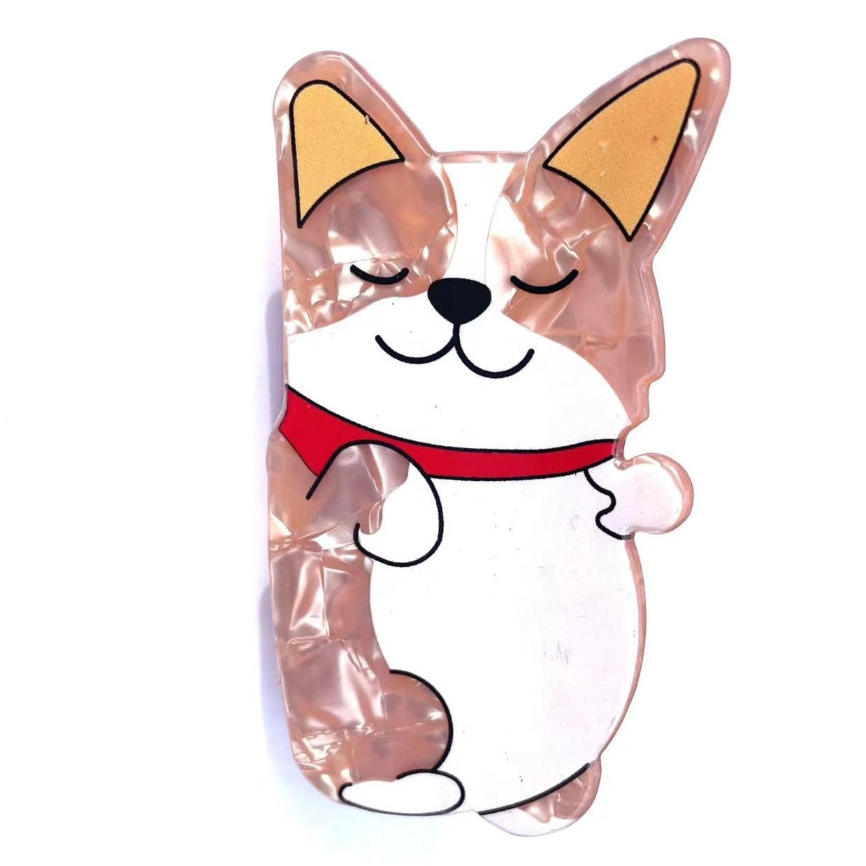 Corgi Hair Claw Within Christmas Stockingn