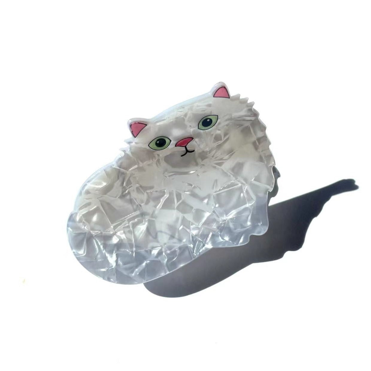 persian cat claw within snow