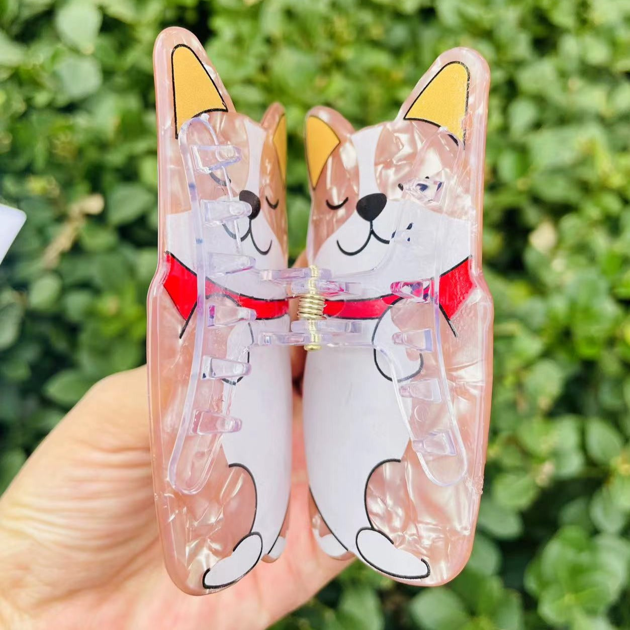 Corgi Hair Claw Within Christmas Stockingn