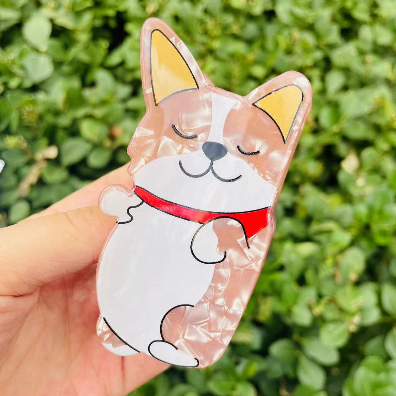 Corgi Hair Claw Within Christmas Stockingn