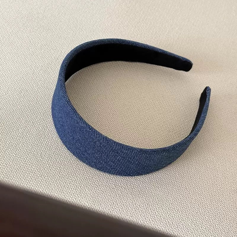 THE NAMEPLATE CUSTOMIZED DENIM HEADBAND