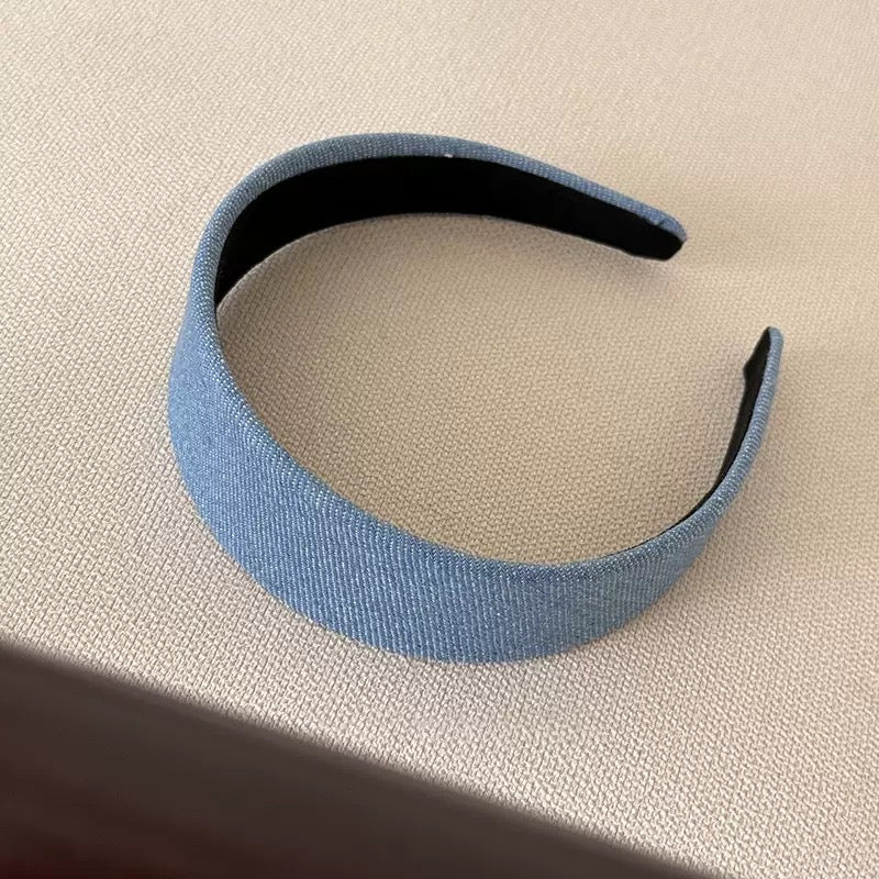 THE NAMEPLATE CUSTOMIZED DENIM HEADBAND