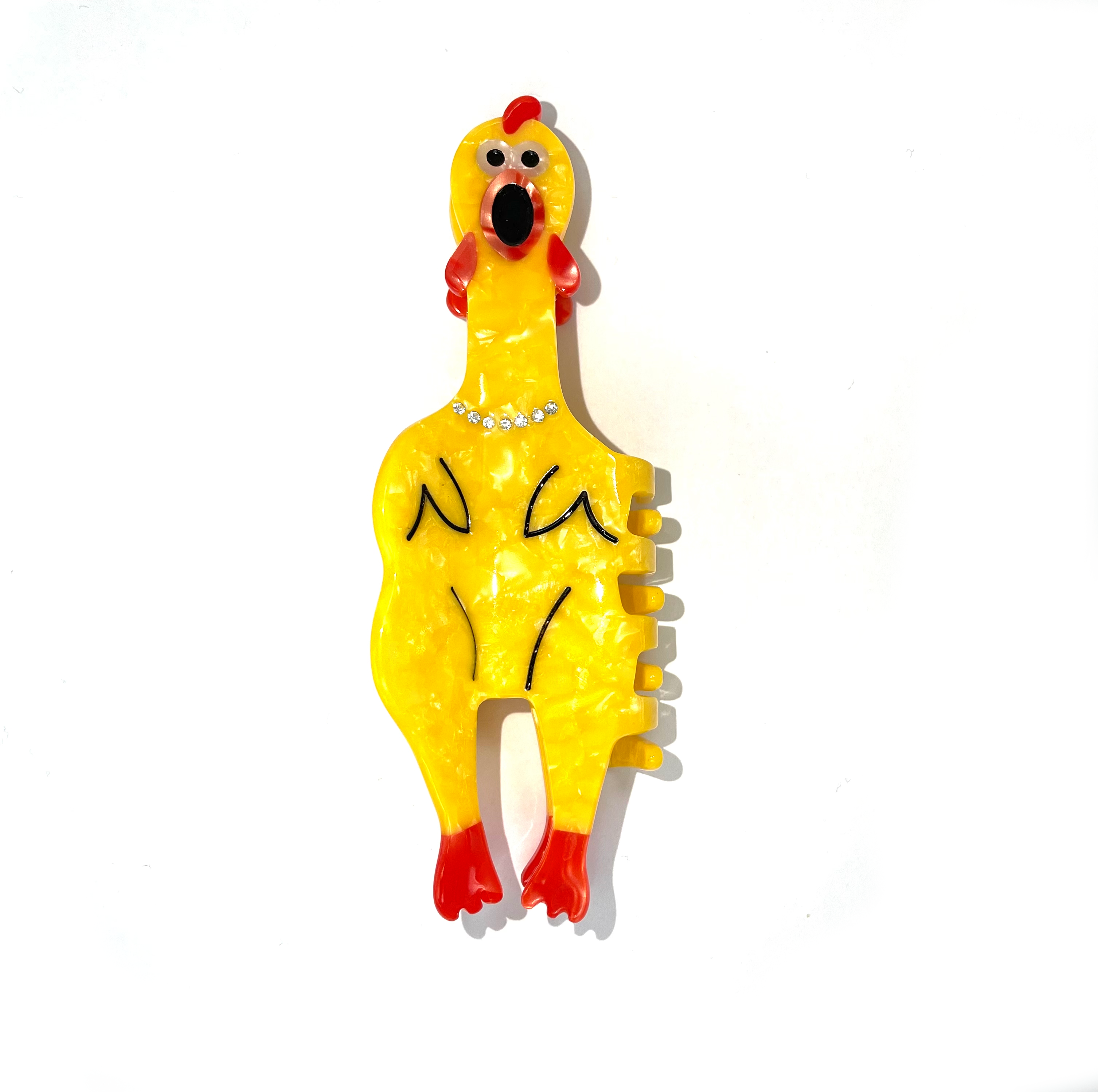 Screaming Chicken Hair Claw