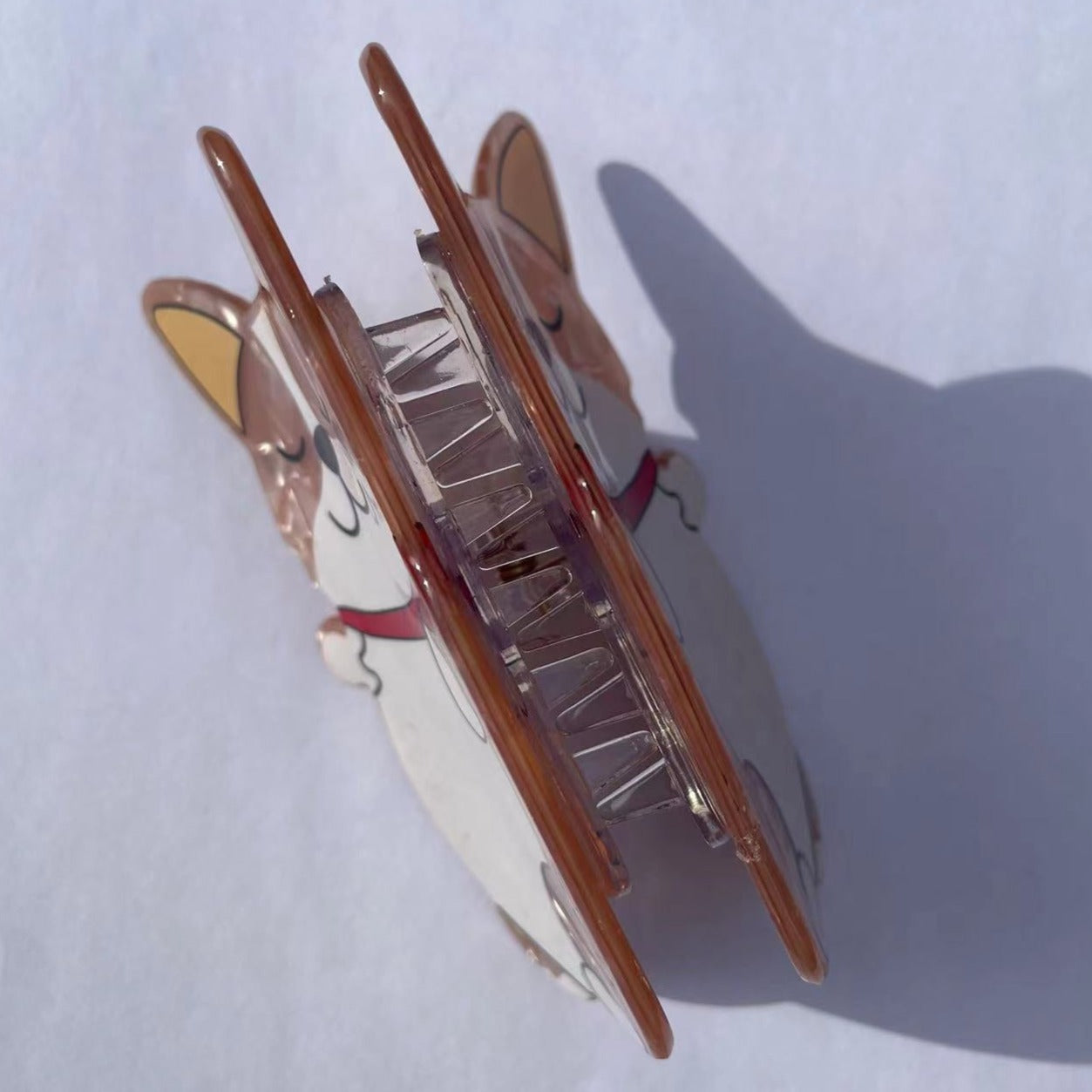 Corgi Hair Claw Within Christmas Stockingn