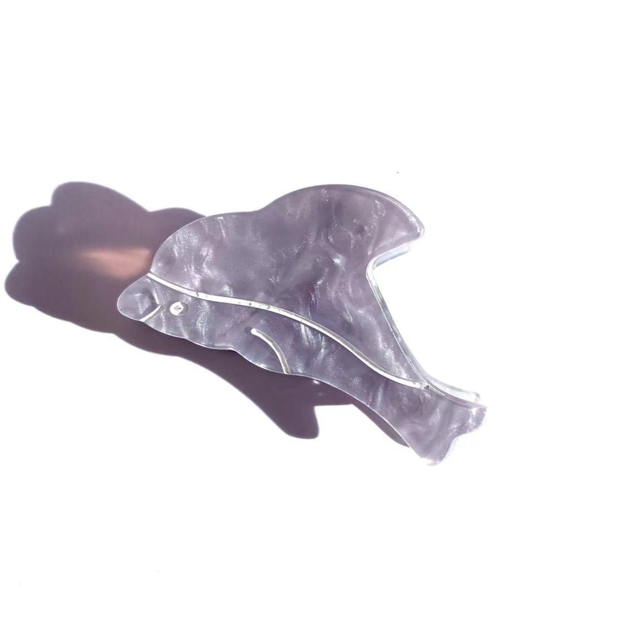 dolphin Mini Claw within peach