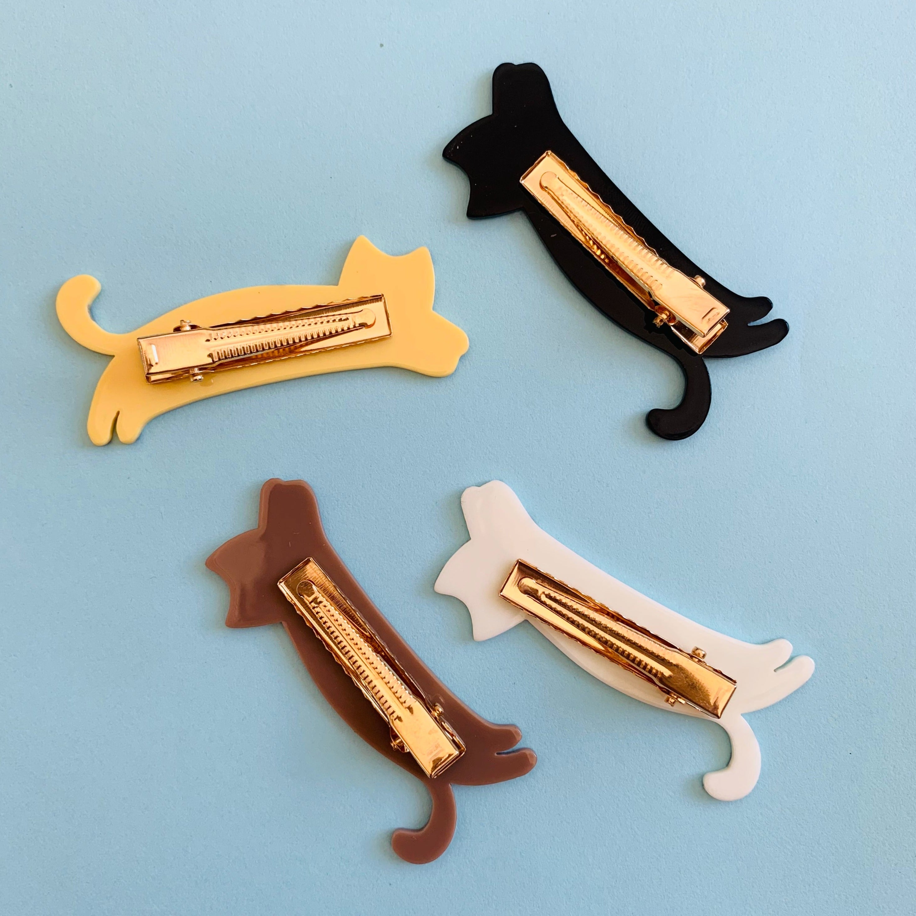 Strechy Cat Clip Set