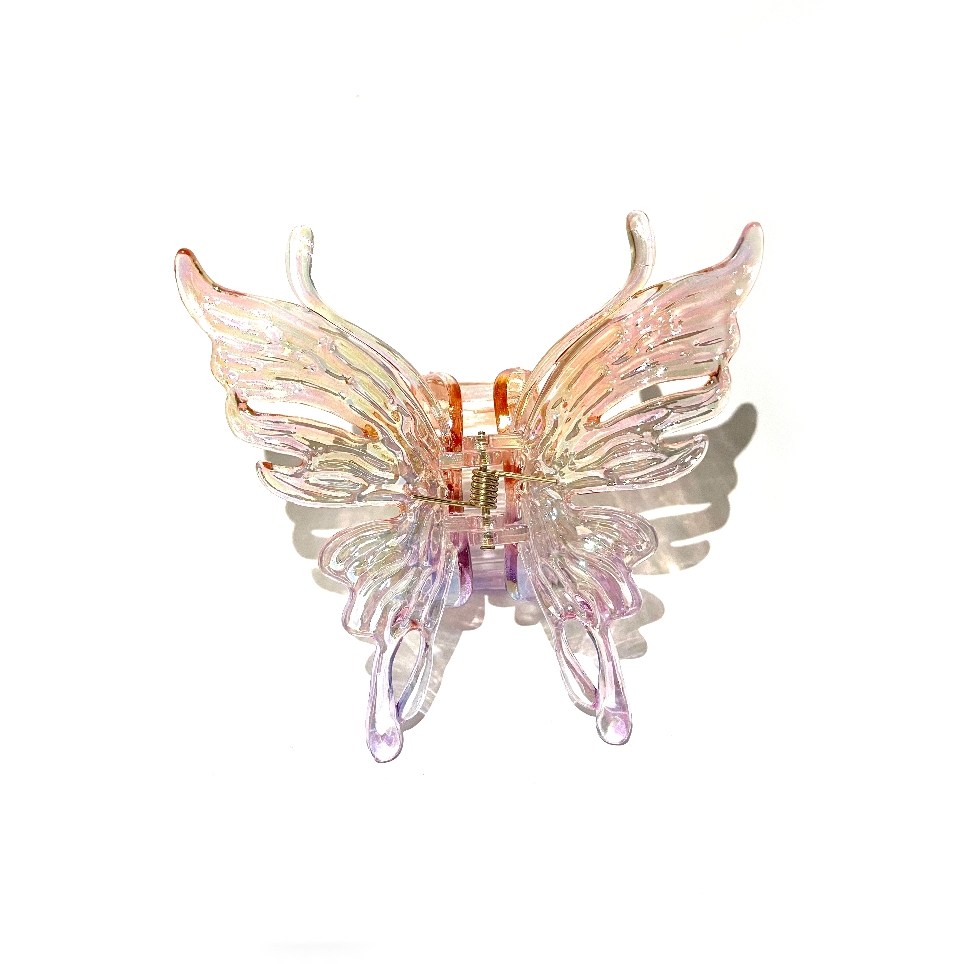 Gradient butterfly claw within purple