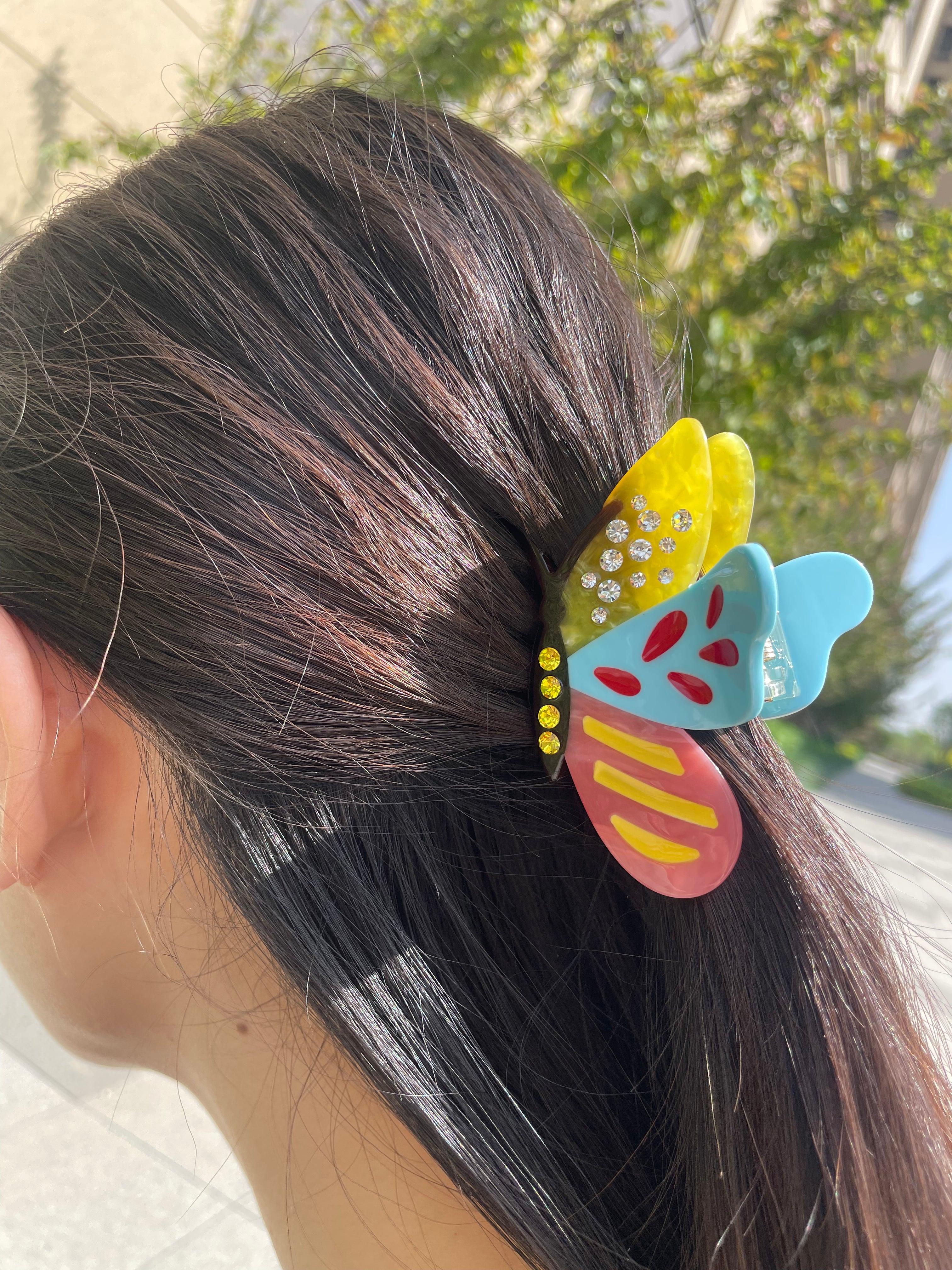 sky Butterfly claw within diamond