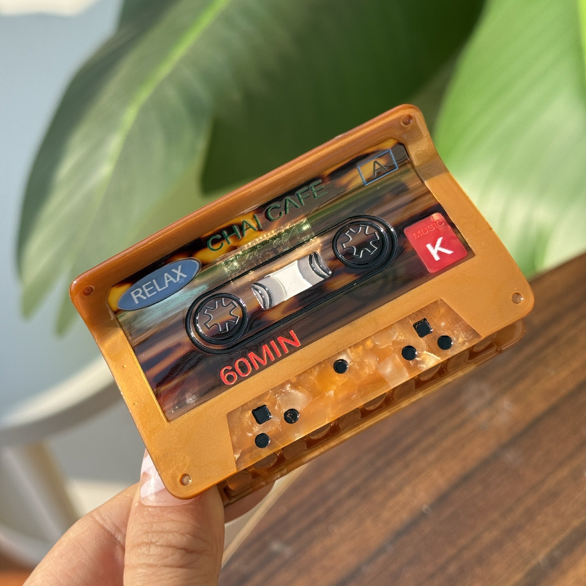 Nostalgic tape hair claw