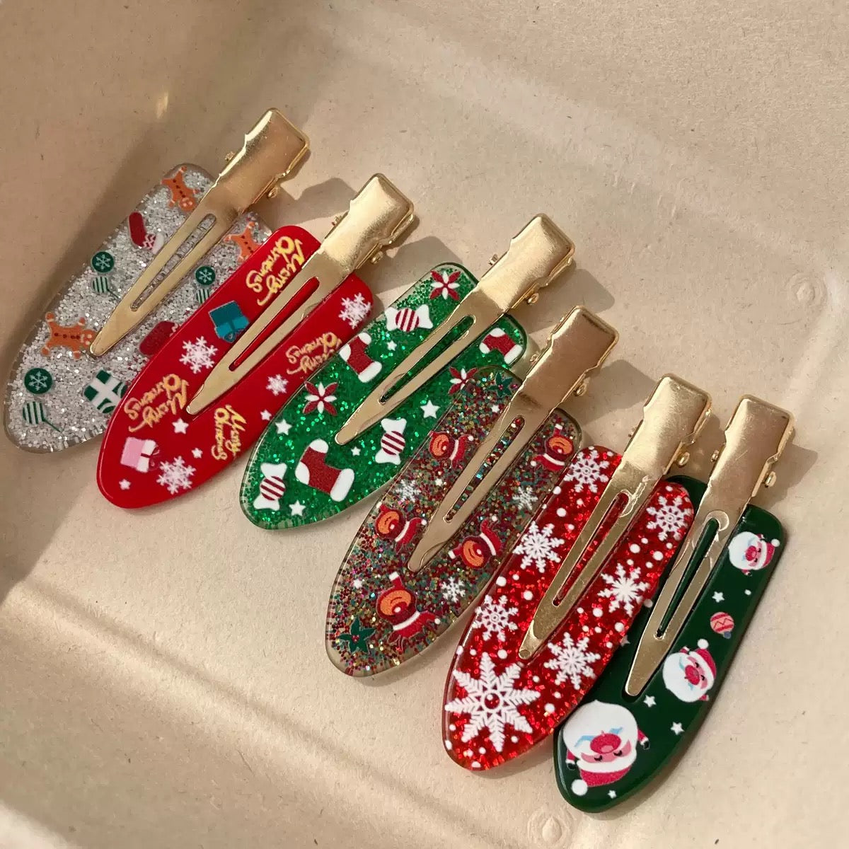 Christmas clips set(6pcs)