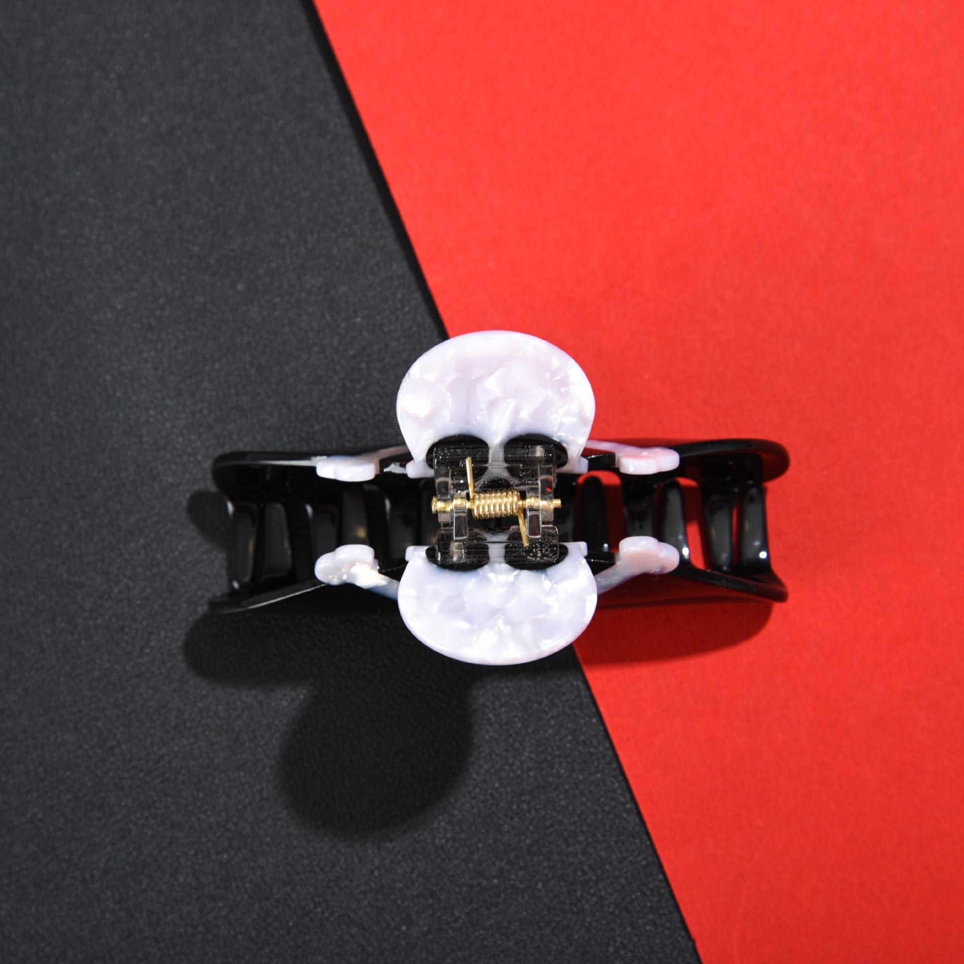 Halloween Skull Hair Claw within Black