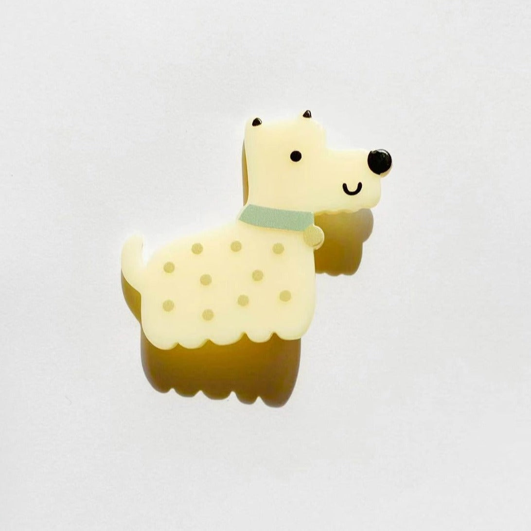 Dalmatian dog within white clip