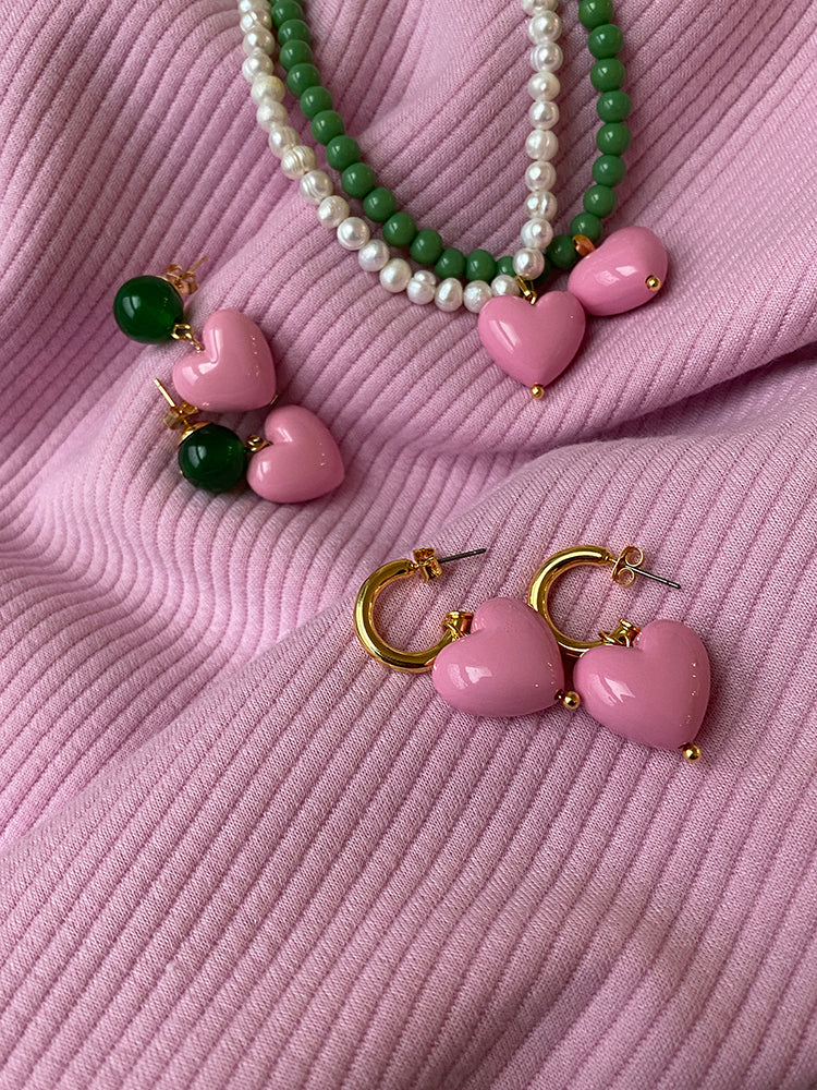 Yummy peach earrings