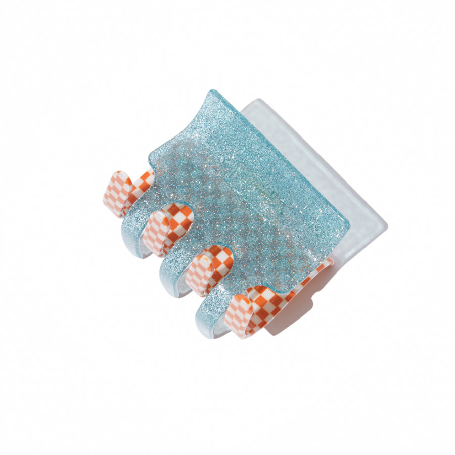 Sydney Hair Claw in Orange Sluchie