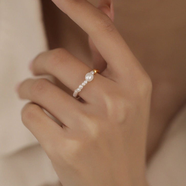 Natural pearl Ring