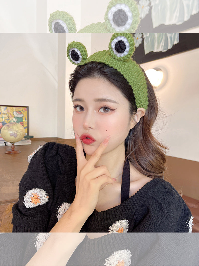 Frog headband with Green