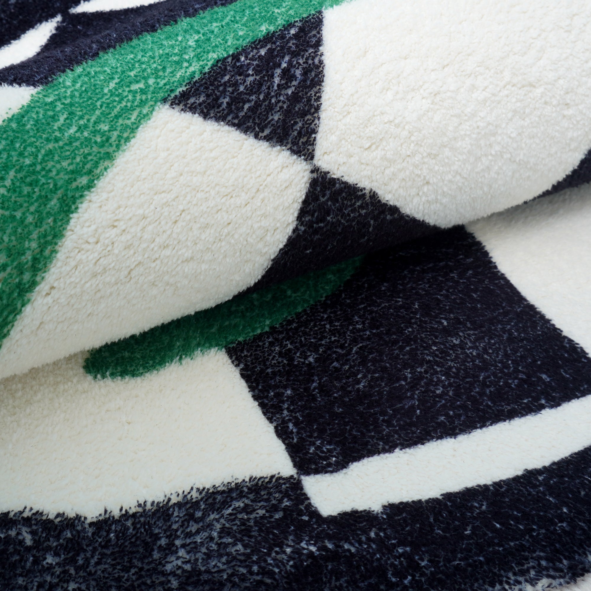 Waffle smiley Round Rug