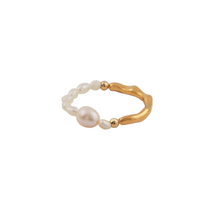 Natural pearl Ring