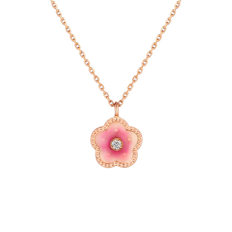 peach blossom Necklace
