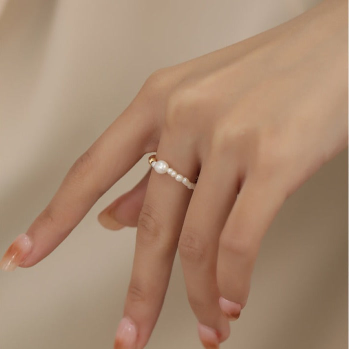 Natural pearl Ring