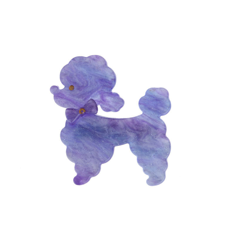 grey Poodle dog clip