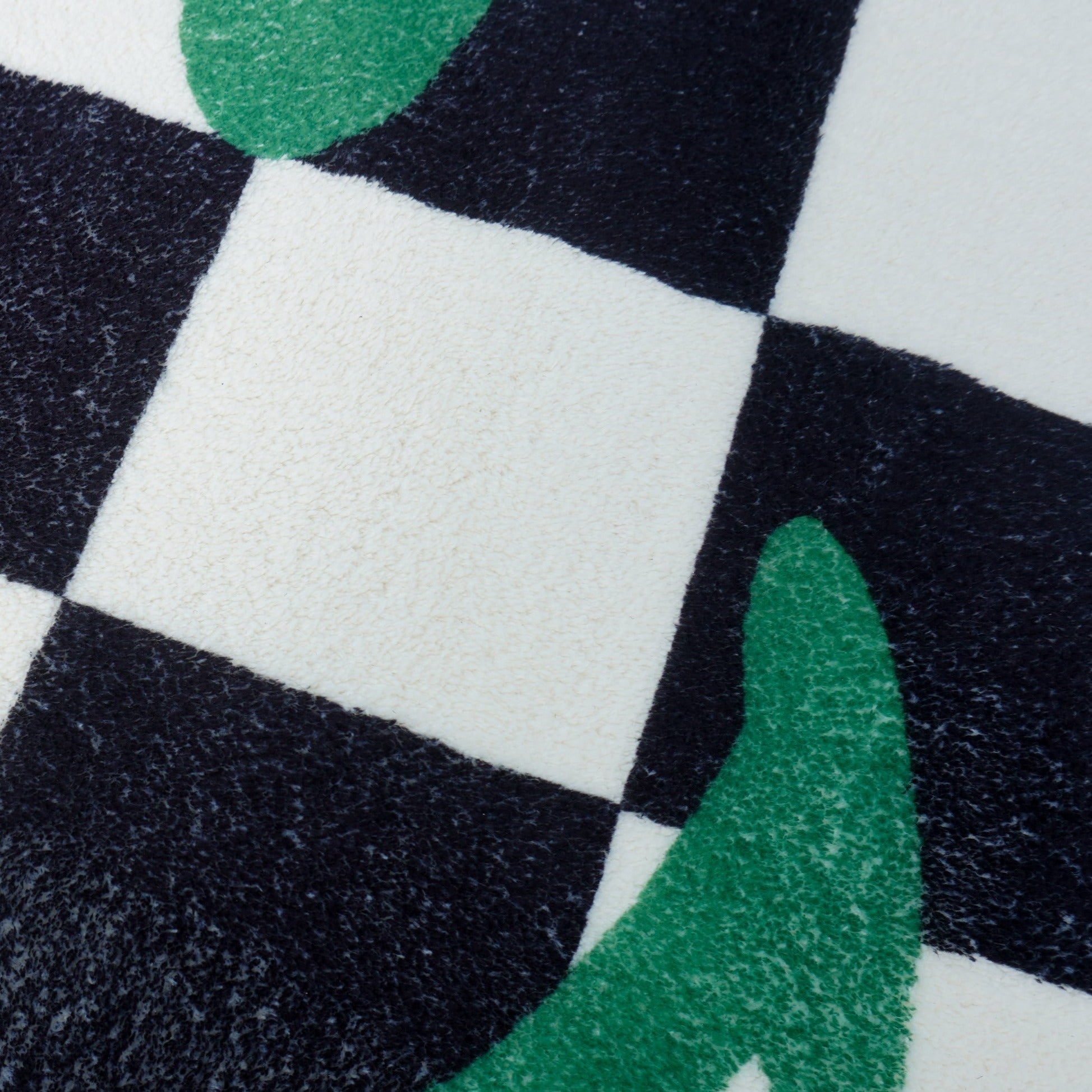 Waffle smiley Round Rug